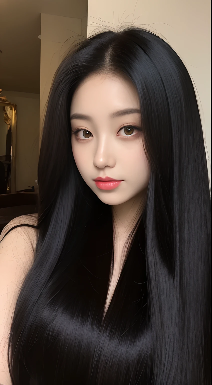 rapunzel silky long black hair, straight hair, long black hair, thick hair, luxurious hair, silky long hair rapunzel,black silky long hair, wide angle, super long hair, very thick hair rapunzel black hair, long long long long hair, thick thick thick thick thick thick hair
