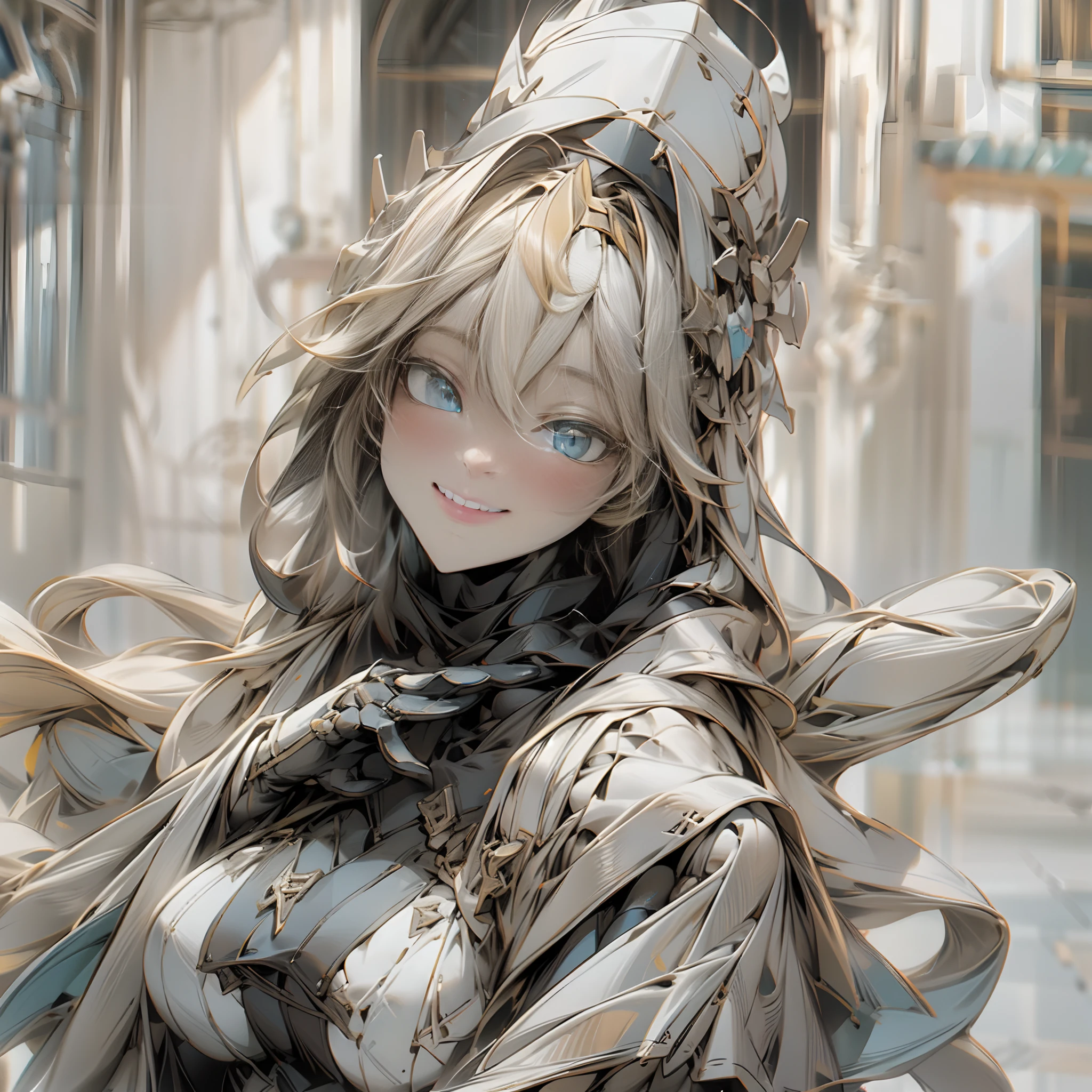 1 adult woman, long bread blond hair, smile, blue eyes, black and white Nun hat, high res, ultra sharp, 8k, masterpiece, looking at viewer, long black gloves, Sharp eyes,
((Best quality)), ((masterpiece)), 3D, HDR (High Dynamic Range),Ray Tracing, NVIDIA RTX, Super-Resolution, Unreal 5,Subsurface scattering, PBR Texturing, Post-processing, Anisotropic Filtering, Depth-of-field, Maximum clarity and sharpness, Multi-layered textures, Albedo and Specular maps, Surface shading, Accurate simulation of light-material interaction, Perfect proportions, Octane Render, Two-tone lighting, Wide aperture, Low ISO, White balance, Rule of thirds,8K RAW, Aura