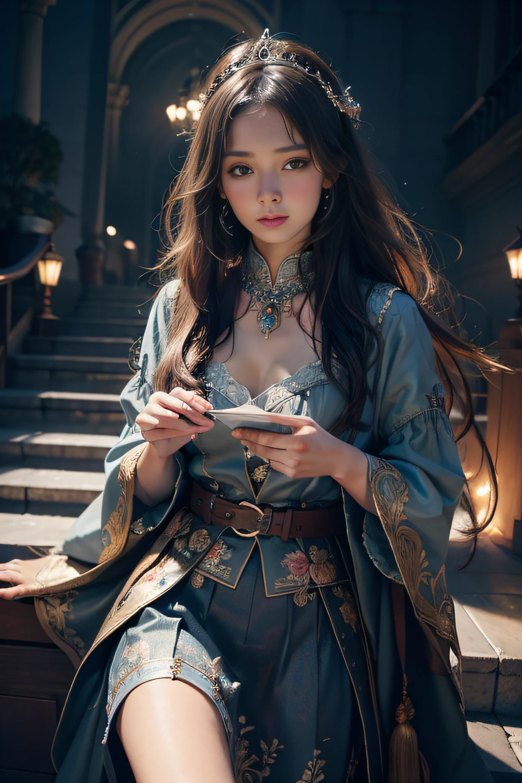 Official art of film photography,Unity 8k wallpaper,Ultra detailed,Aesthetic,Masterpiece,Best quality,Photorealistic,entangle,mandalas,
tangled,entangle,1girll,Cowboy shot,ecstasy of flower,Dynamic Angle,The most beautiful form of chaos,elegant,Fauvistdesign,
vivd colour,romanticism lain,Atmospheric . 35 mm photo, film, Bokeh, professional, 4K, Highly detailed, skin detailed,Realistic,
 Ultra photo realsisim,negative prompt: NSFW,low res,Bad anatomy,Bad hands,text,bugs,Missing fingers,extra digt,fewer digits,croped,worst quality,
Low quality,Normal quality,jpegartifacts,signatures,watermarked,user name,Blurry,Bad feet,
Steps: 80, Size: 1536×2560, Seed: 3522819914, model: SDXL_Tutur_v2, Sampler: Per minute/minute action++ 2M SDE Karras, CFG scale: 7