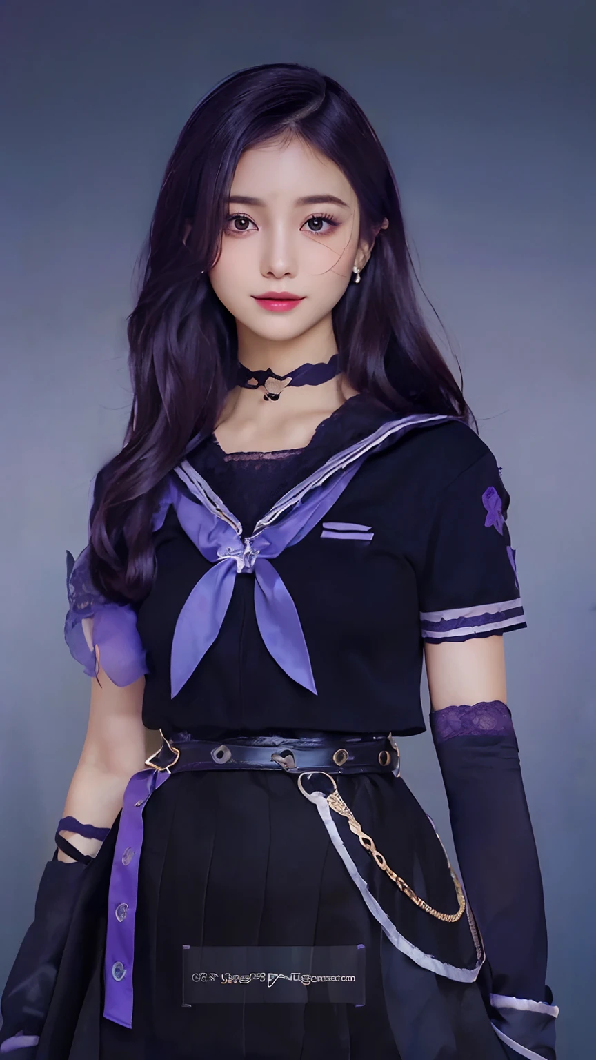 (A hyper-realistic), (illustratio), (hight resolution), (8K), (ighly detailed), (The best illustrations), (Beautiful detailed eyes), (top-quality), (ultra-detailliert), (masterpiece), (wall-paper), (详细的脸), (beautiful smiling face)、(beautiful countenance)、Medium Bob Cut Straight Hair、Black eyes、Earrings with bangs、a necklace、 独奏、(((Cute Japan Beautiful Girl)))、 ((20 year old Japan beautiful girl in purple sexy lace lingerie))、 (((Purple sexy lace bra)))、(((Purple sexy lace panties)))、((Purple small sexy lace panties))、((Baby face))、(((G Cup Big)))、(((Huge breasts!!!!)))、 (((Colossal tits!!!!)))、 (Open your legs indoors:1.6)、(((Open your legs:3.5!!!!))), ((huge-breasted))、 (((Glamorous body)))、 (slightly chubby figure)、 gravure model、Elegant Pose、Seduction poses、(R-18), Looking at the camera、(((Crotch open pose;3.0!!!)))、((Cleavage of)、 ((Cross your arms behind your head))