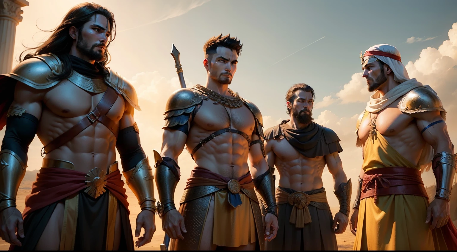 Five warriors of biblical times