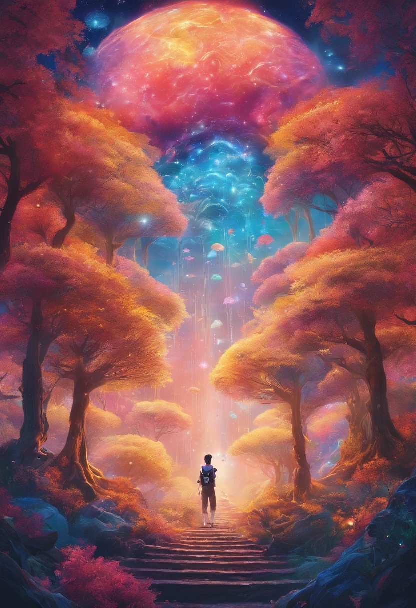 Introducing the Future of Education, Features of the Virtual Classroom, Intelligent Mentor, And the possibility of interstellar learning. 8K、Seven Days of Creation、god、There is a canopy separating the sky from the sea