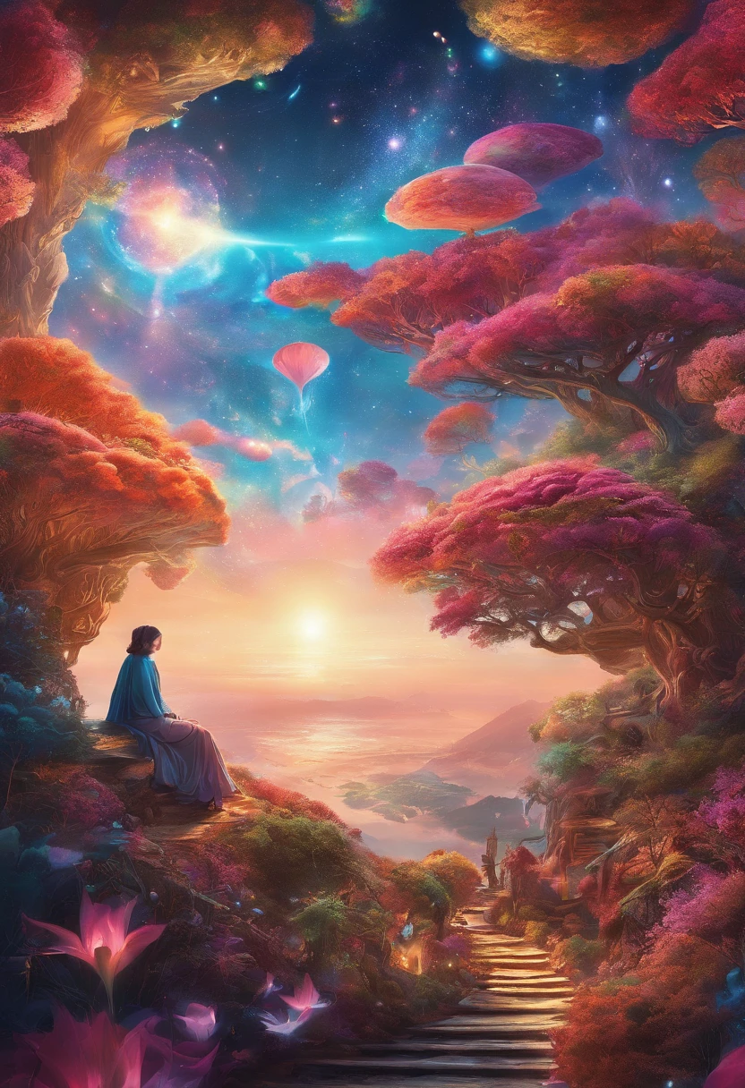 Introducing the Future of Education, Features of the Virtual Classroom, Intelligent Mentor, And the possibility of interstellar learning. 8K、Seven Days of Creation、god、There is a canopy separating the sky from the sea