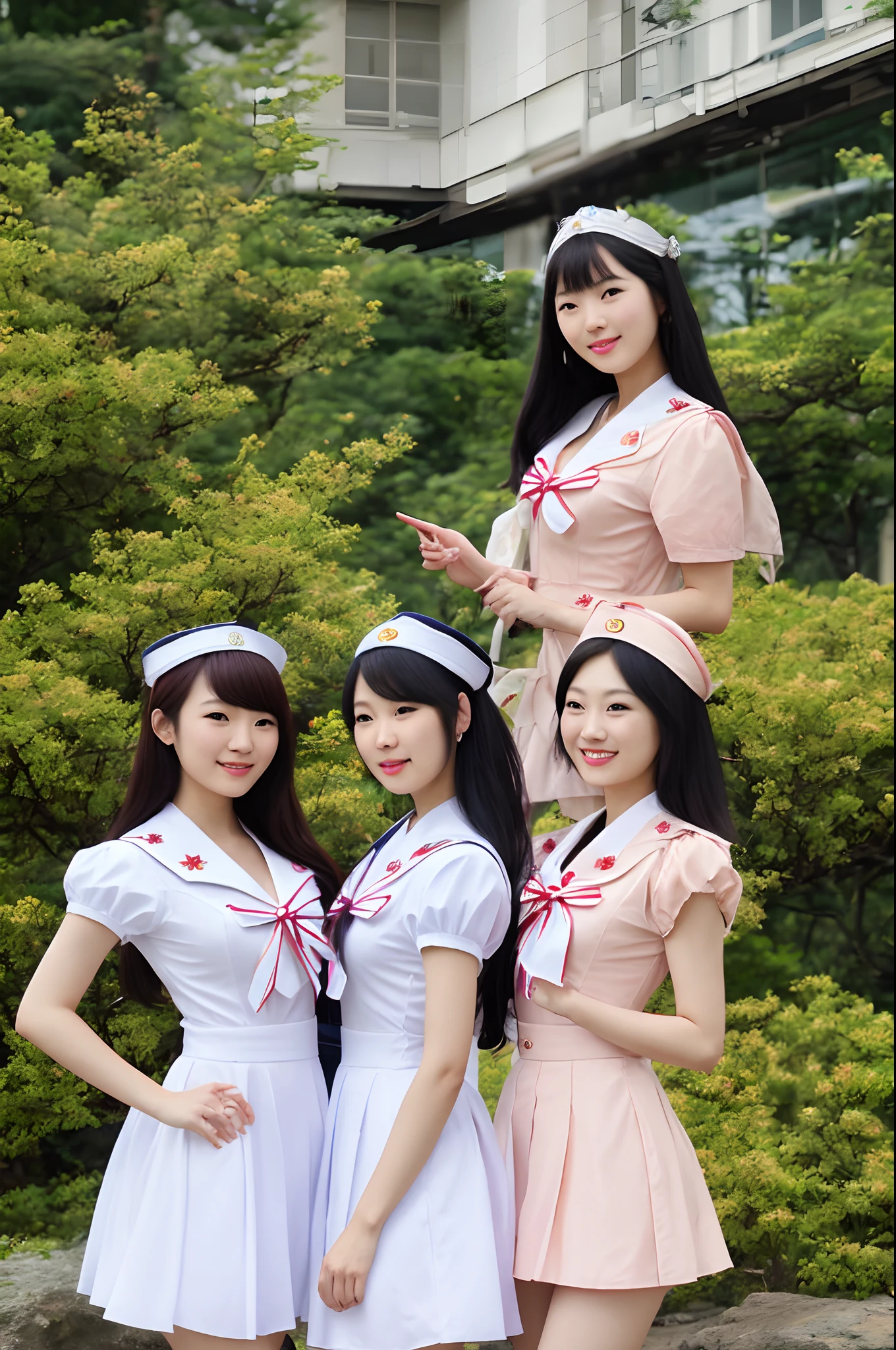 Allalin in sailor suit posing for photo, sakimichan, rei hino as a princess, kinomoto sakura, by Sailor Moon,Yurina Hirate,Neru Nagahama
