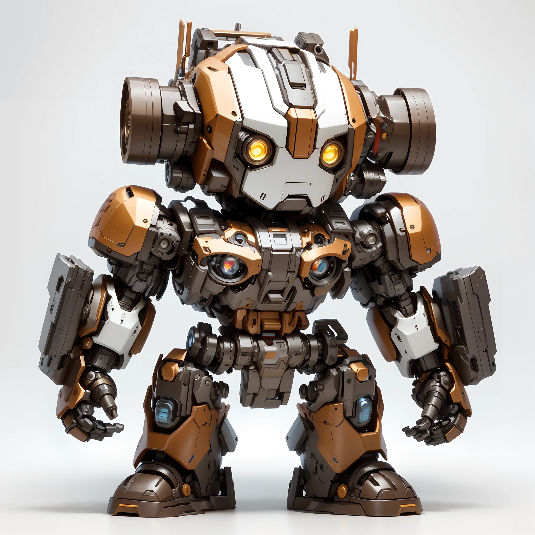 a close up of a toy robot with a gun in its hand, futuristic Mecha robot, Tremendous Mecha Robot, action figure mecha, mecha robot, Highly detailed toys, cute elaborate epic robot, 8k octae render photo, anime robotic mixed with organic, cool mecha style, mechs, mecha robot details, mech body, beautiful robot character design