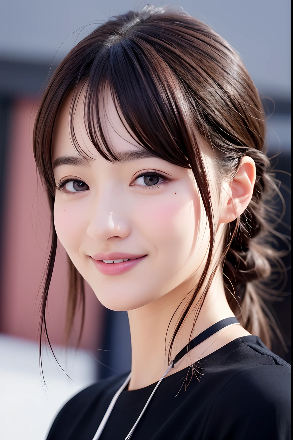 1 Girl, (Wearing a gray dress:1.2), (Supercluster), Very beautiful Japanese idol portraits,
(RAW Photos, Highest quality), (Realistic, Realistic:1.4), (masterpiece),
Very delicate and beautiful, Very detailed, 2k wallpaper, wonderful, finely, Very detailed CG Unity 8K wallpaper, Very detailed, High resolution, Soft Light,
Beautiful detailed girl, Very detailed eyes and face, Beautiful and sophisticated nose, Beautiful and beautiful eyes, Cinema Lighting,
(Fashion magazine photography:1.3), (Outdoor), (night lighting), (Waterfront),
(Semi-long hair),
Complete ???????, Slender body, Small breasts, smile