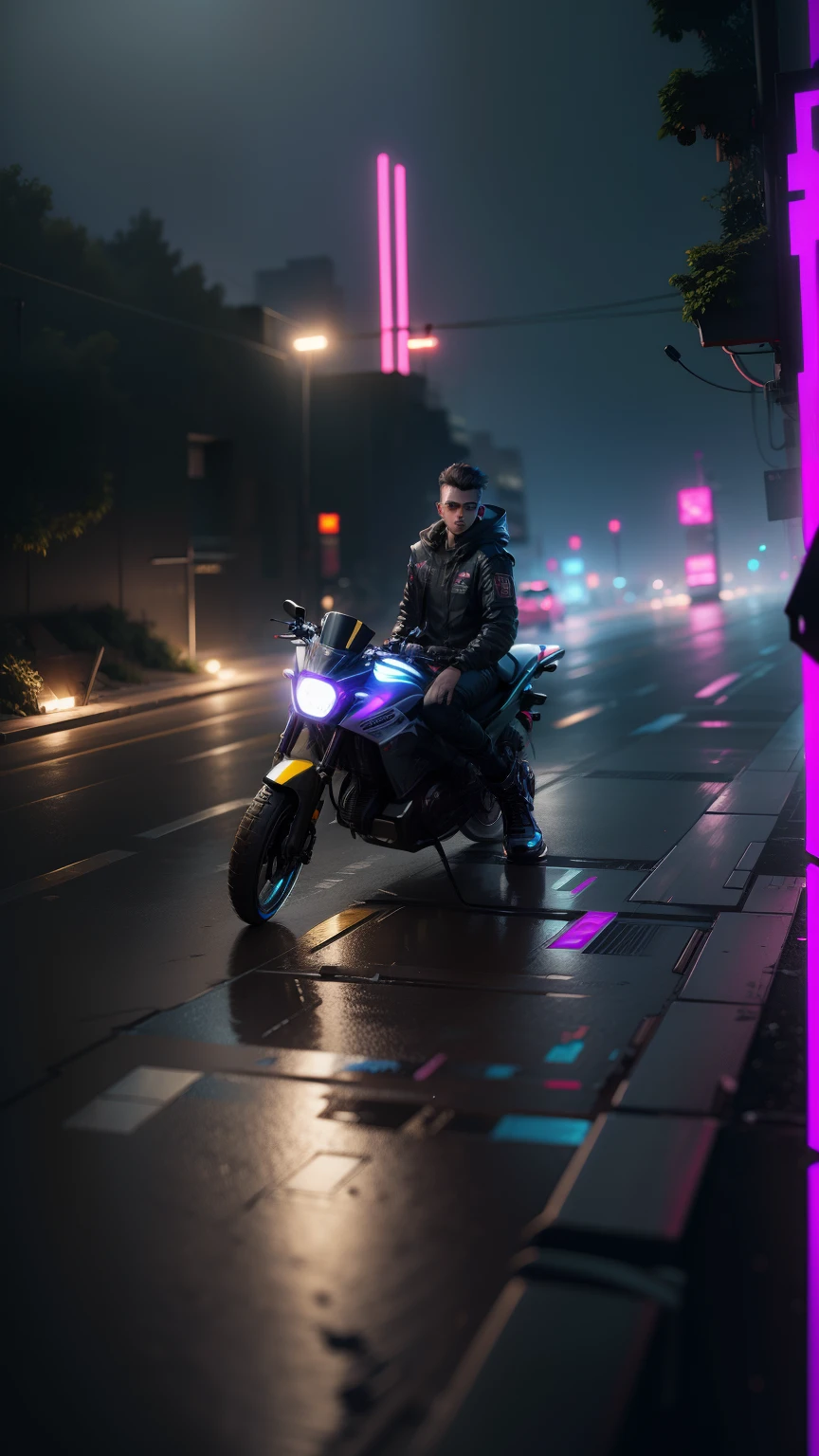 Change background cyberpunk hondsome boy realistic face .8k ultra realistic