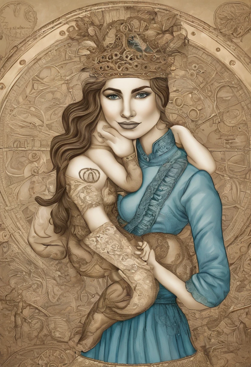 a noite，em rosa，Fireworks all over the sky，Heart-shaped bubbles，Couples of children，desenhos animados，Blue-haired girl and chubby black-haired boy hugging each other，Vaga-lumes brilhantes ao redor，，bonito e bonito，Kids illustration，efeitos de brilho，Efeito Dingdall，profundidade de campos，Feixe alto，Luz Real，Traching de raias，OC rendering，hyper-realistic，melhor qualidade，8k，Obras de mestres，super-fino，pelos pubianos detalhados，Anatomia correta，sharp focus on eyes，Bokeh，Facial features are carefully described