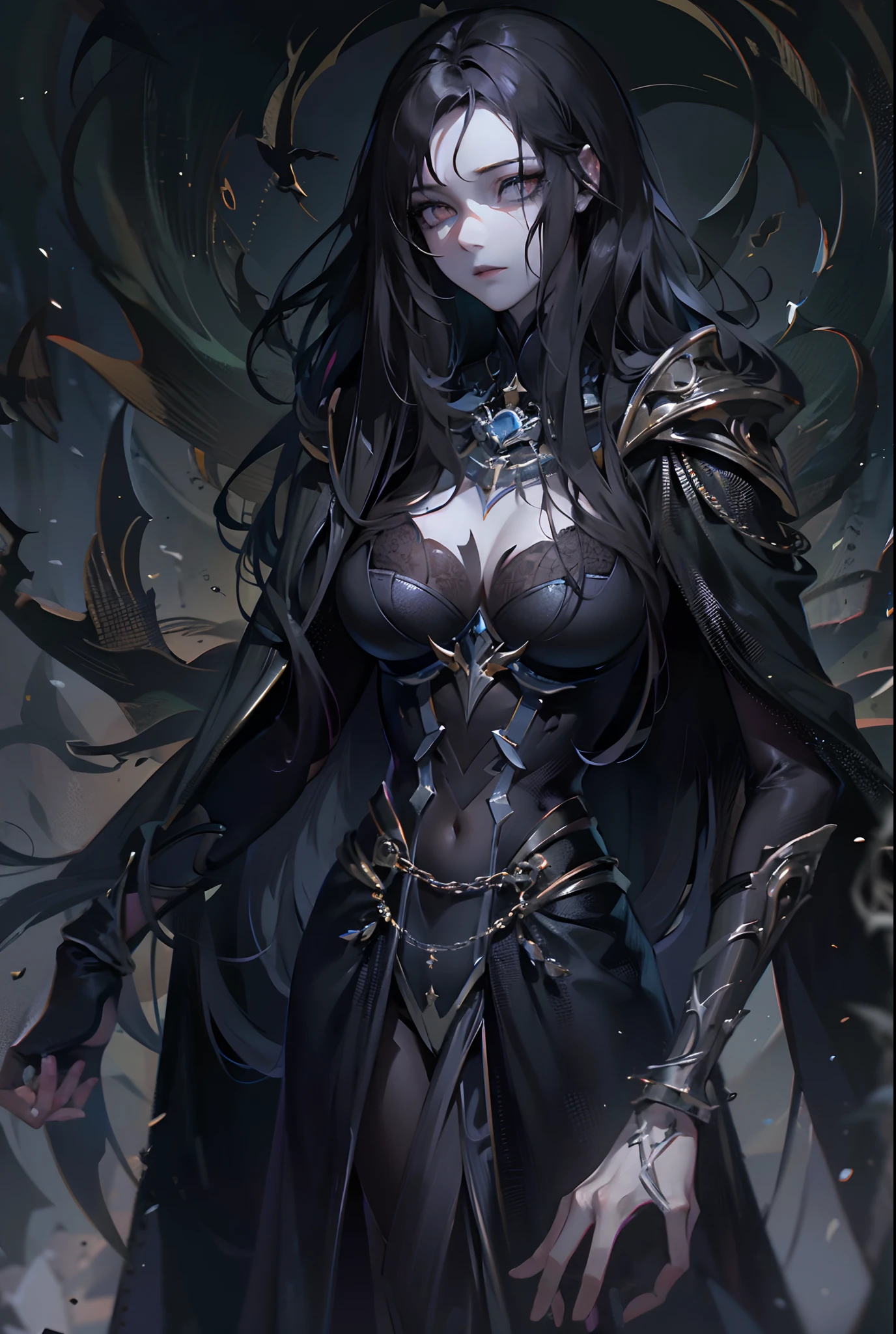 personaje de anime con cadenas y cadenas alrededor del cuello, Badass Anime 8K, Mejor fondo de pantalla de Anime 4K Konachan, epic anime style, esqueleto encadenado, Este personaje tiene crioquinesis, an epic anime of an energy man, chaos nightmare ❄️ amour venom, Trigger anime artstyle, Albedo del anime Overlord, the the man is wrapped in chains