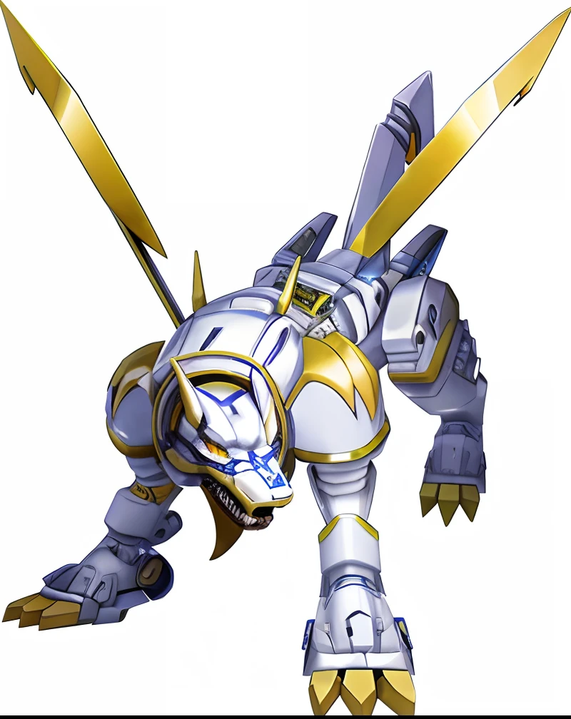 digimon white zoid wolf power skill ice concept art fantasy