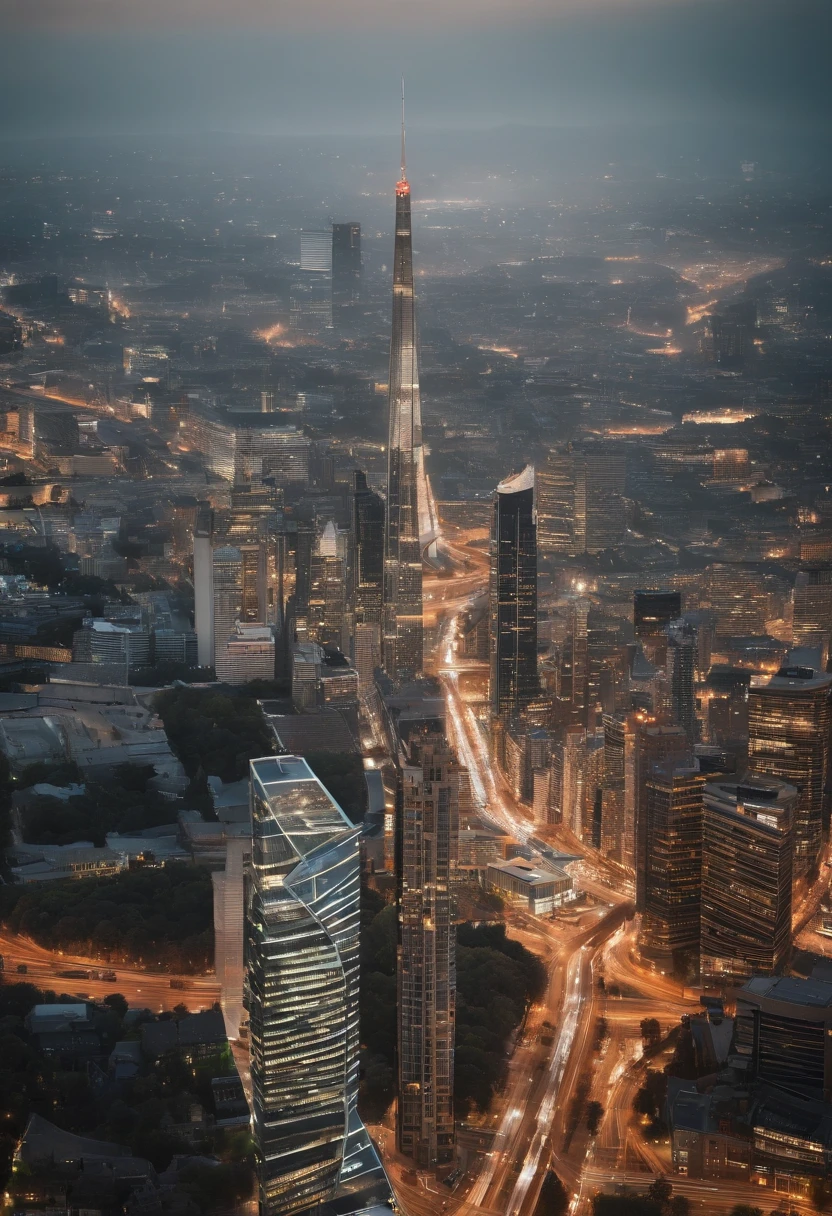 Create a collage of cities around the world with photos divided by crisscrossing diagonal lines, creating a unique and attractive visual pattern