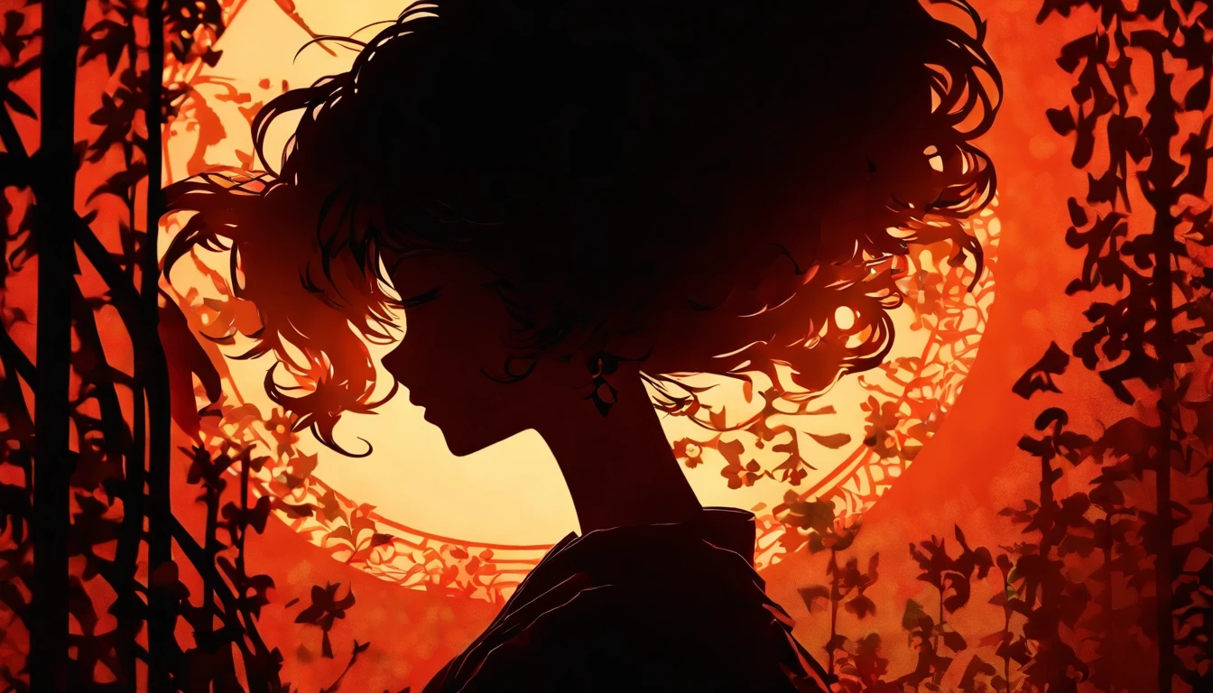 (Silhouette Art,cutouts:1.6)
(((Paper cutting art,A world where only black exists:1.3)
(Cowboy Shot),1 girl,Solo,
(Kimono Girl,profile:1.2),white, Clear and beautiful face,
BREAK
(Thirty-six views of Fuxiang)
Textured glass background,