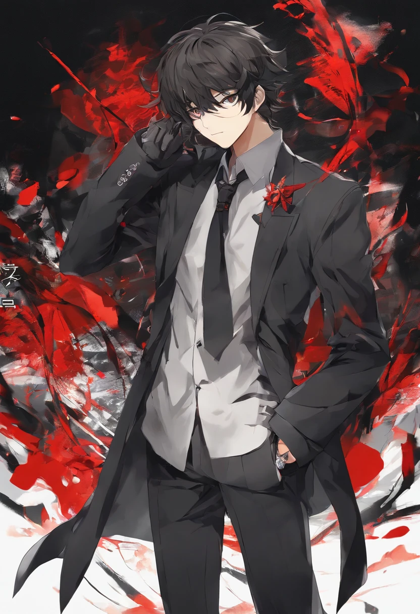 (best quality,highres,masterpiece:1.2),ultra-detailed,(realistic:1.37),(intense, dramatic) Dazai character, (fierce, determined) expression, (sharp, penetrating) eyes, (thin, sharp) lips, (well-groomed) hair, (slightly messy, wind-blown), (modern detective) attire, (tailored, fitted), (dark, stylish) suit, (accentuated) shoulders, (mid-action), (energetic) dynamic pose, (pointing) a gun, (frozen in motion), (suspenseful), (tense), (mysterious) background, (dark, ominous) lighting, (subtle, shadowy) atmosphere, (film noir) style, (strong, high contrast), (black and white) color palette, (fine, detailed) texture, (dramatic, intense) perspective, (crisp, defined) edges, (foreboding), (filmic quality), (cinematic).

Here's a build breakdown description：

- Dazai character: Osamu Dazai as the protagonist，This Chinese topic needs to be translated into English。In prompt，Add the Dazai character as the main body of the screen。
- best quality, highres, masterpiece:1.2: A description of the image quality，Use these words to improve the quality of your images。Set the image quality to high resolution and extremely detailed，This will result in an unparalleled masterpiece。
- realistic:1.37: Further enhance the fidelity of your images，Depict the Dazai character in a more realistic way。
- intense, dramatic: Describe the overall vibe，Make the picture appear tense and dramatic。
- fierce, determined: Describe the look of Dazai's character，Emphasize its firmness and determination。
- sharp, penetrating: Describe D