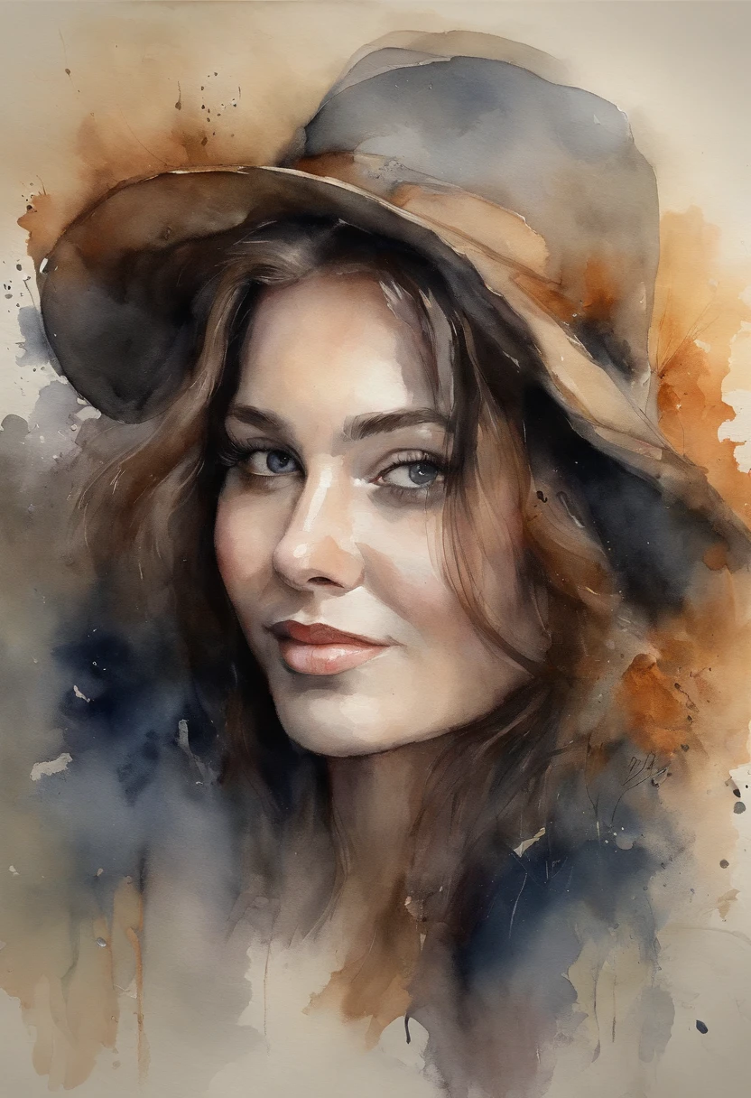 Retrato de mujer joven, hermosa,((( triste ))),(wistful), por Monet, dynamic  lighting, Artstation, poster, volumetric illumination, cara muy detalladas, 4 mil, premiado,, 1girl, A oscuras, sombra profunda, discreto,((( cabello corto))), (((cabello ?????)))