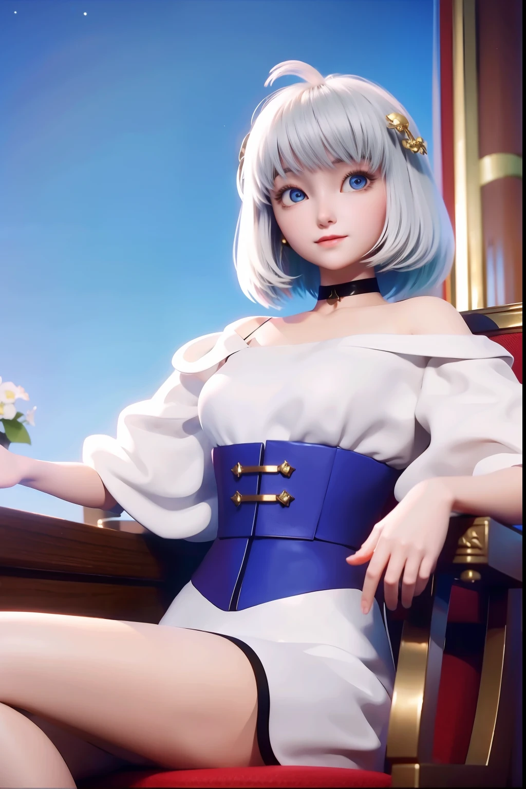 XingTong，sitting