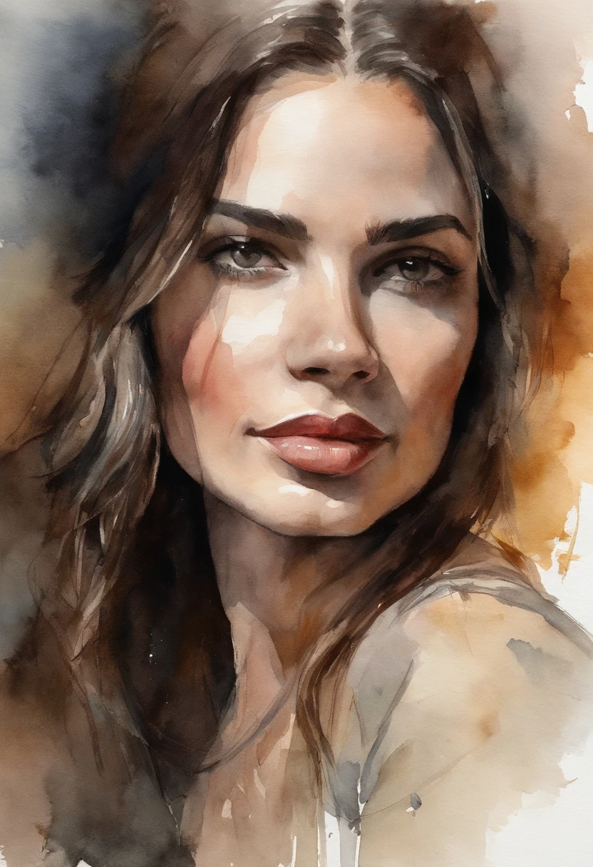 Retrato de mujer joven, hermosa,((( triste ))),(wistful), por Monet, dynamic  lighting, Artstation, poster, volumetric illumination, (glamourous eye brow),close eye,cara muy detalladas, 4 mil, premiado,, 1girl, A oscuras, sombra profunda, discreto,((( cabello corto))), (((cabello negro)))