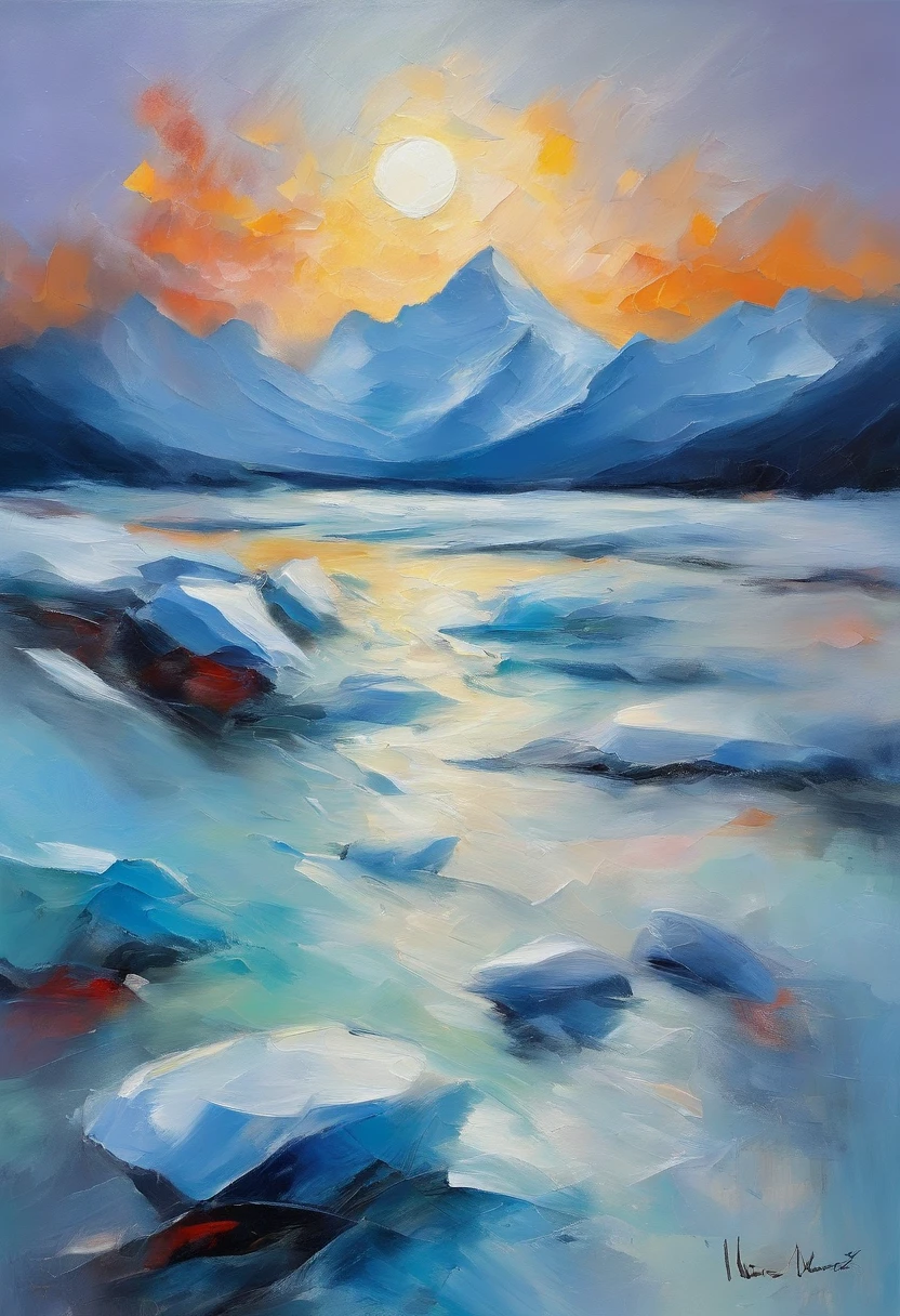 glacier,themoon