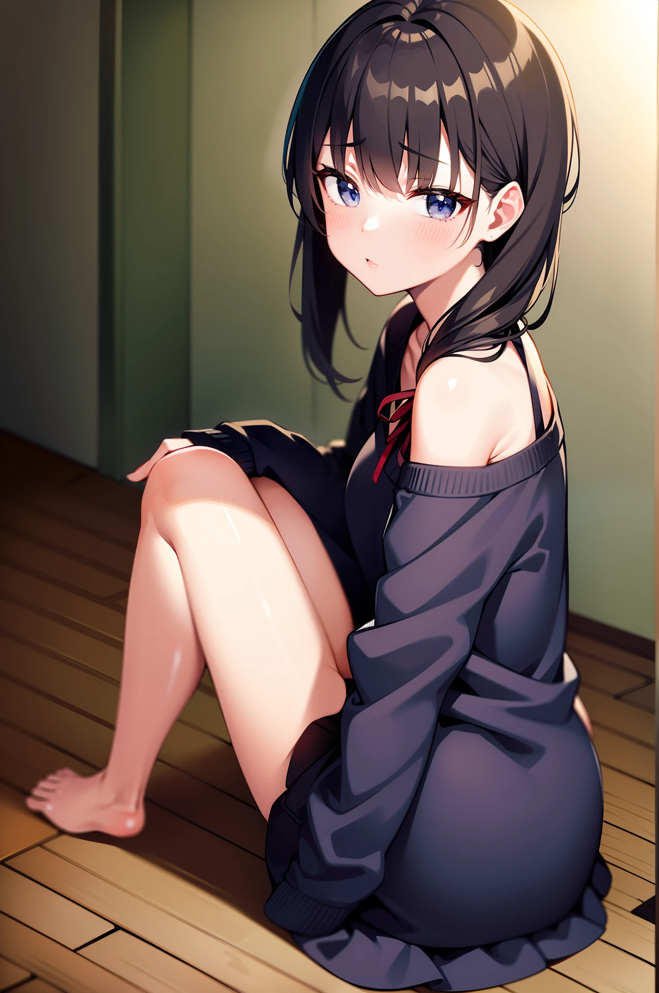 Hikikomori unemployed girl