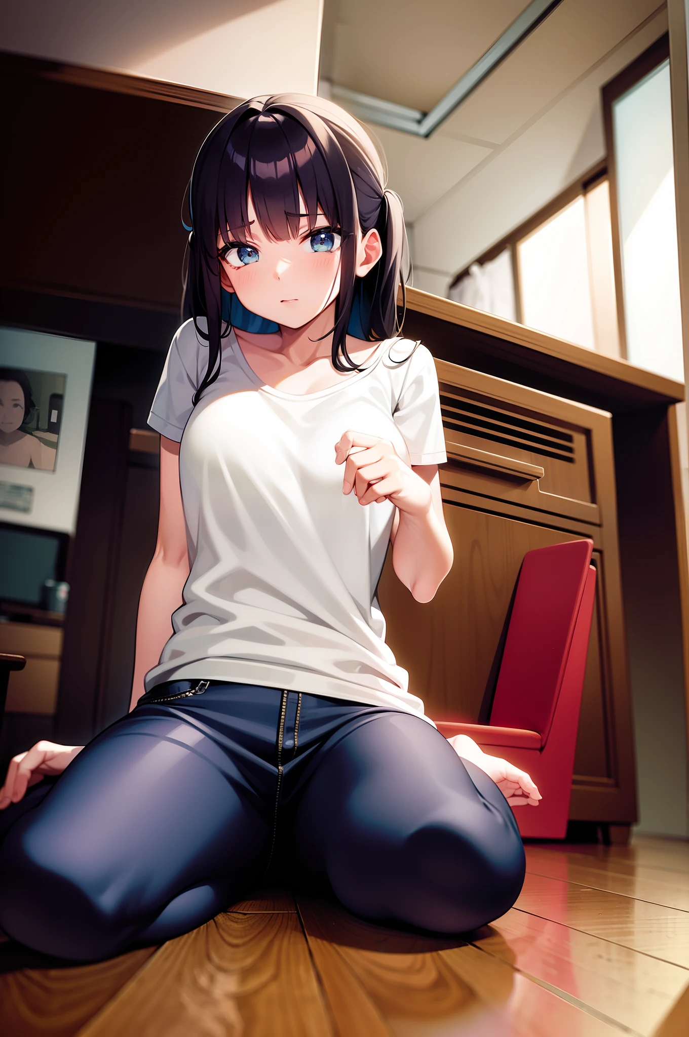 Hikikomori unemployed girl