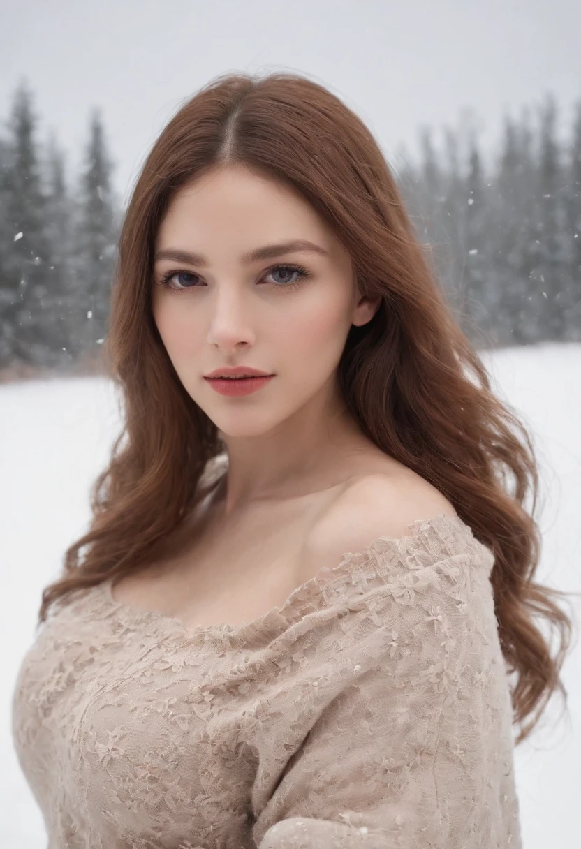 Best quality,Highly detailed,Masterpiece,Ultra-detailed,Bare with thighs,Winters,snow landscape,Beautiful age girl,lacepantyhose,Random color,long sweater,围巾,depth of fields,Real light,Ray traching,OC renderer,UE5 renderer,Hyper-realistic,best qualtiy,8K,Works of masters,super-fine,Detailed pubic hair,Correct anatomy