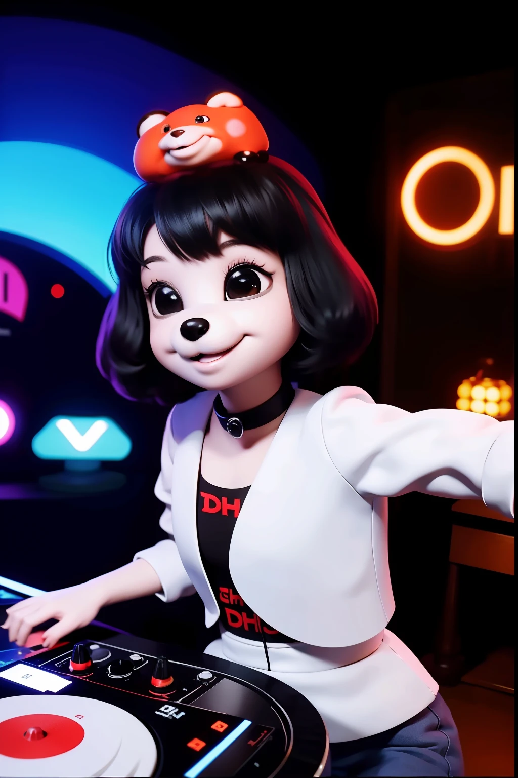 Rock puppy，Rock music，DJ，o cachorrinho，anthropomorphic turtle
