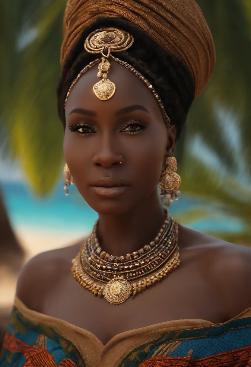 (Professional 3D rendering:1.3) de (Realistic:1.3) Foto de arte mais bonito do mundo,(((SOMENTE O ROSTO)))Yemanja, orisha, rainha africana,roupas azuis,Orixá queen of the oceans,cores azuis, vestindo um ade detalhado e intrincado, olhar materno, cosmic goddess,impressionismo,Afrofuturista, corpo inteiro 8k unidade render, poros da pele, very dark lighting, sombreamento pesado, circunstanciado, rosto detalhado, (Vibrando, fotografia realista, Realistic, Dramatic, Escuro, foco nítido, 8k), (Roupas africanas de tribos :1.4), ((((use tecidos)))), (intrincado:1.4), decadente, (altamente detalhado:1.4), Pintura digital, rendering by octane, art stations, conceito-arte, liso, foco nítido, germe da arte, (Loish:0.23), Wlop Ilya Kuvshinov, e greg rutkowski e alphonse mucha gracias, (global ilumination, studiolight, light volumetric), beira do mar, floating particles,(((close-up rosto))), ((Fundo escuro noite estrelada:1.3)),CGSesociedade,art stations
