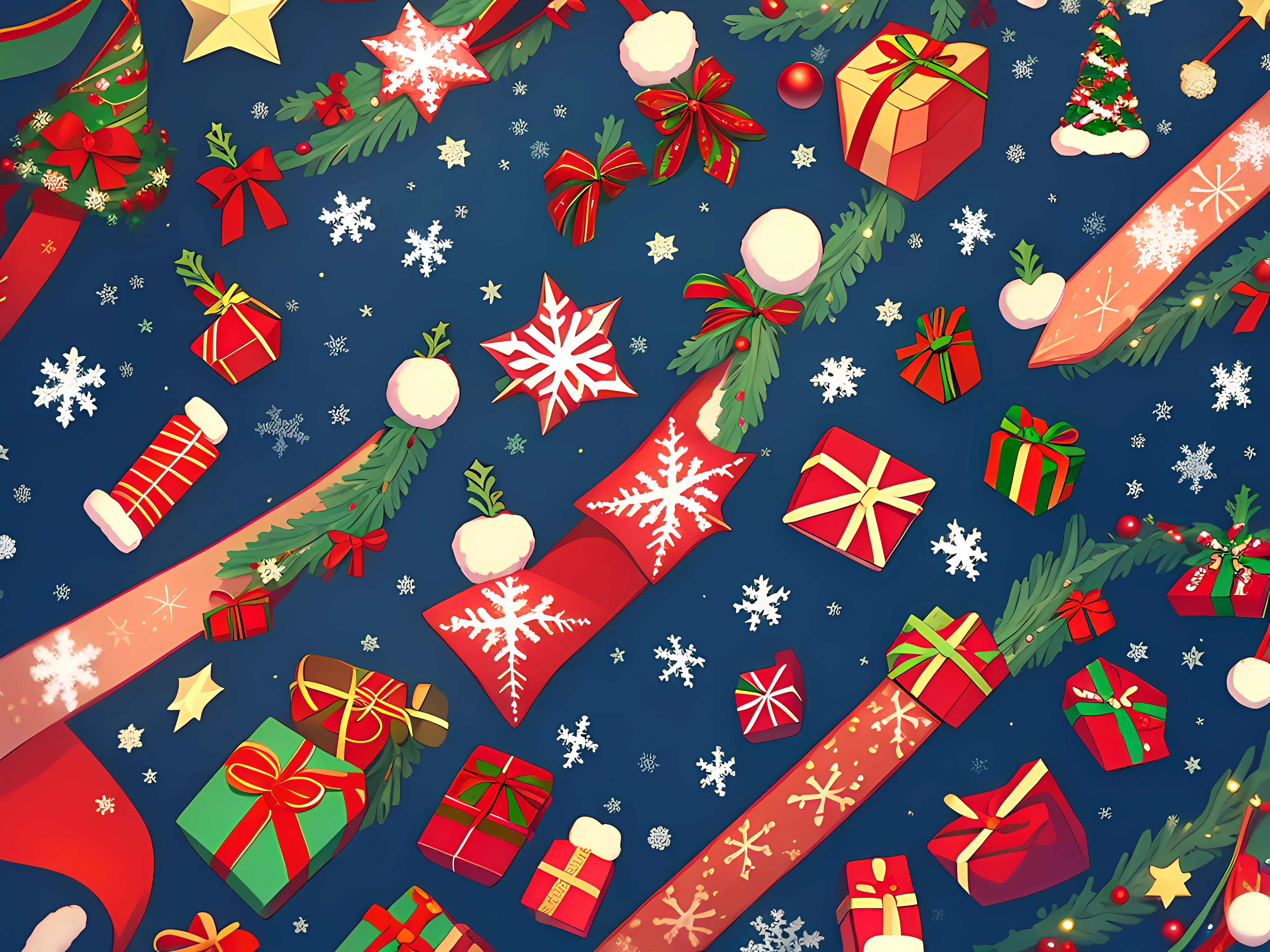 Christmas theme,Christmas background,Theme,Flat Christmas pattern design,vector design