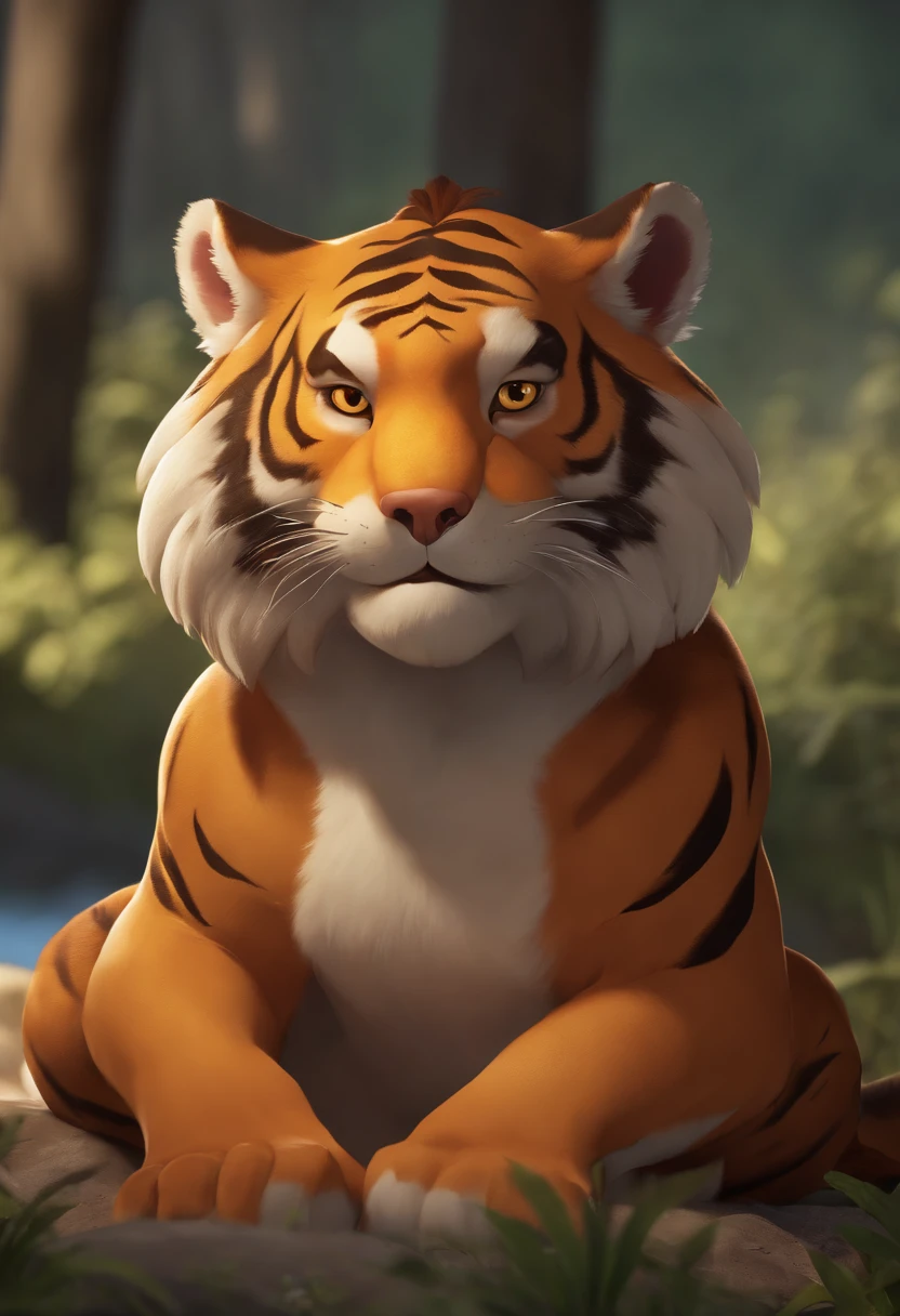 uploaded on e621, by Pixelsketcher, by Einshelm, by Chunie, solo anthro, ((portrait)), BREAK, very sweaty, (detailed Bonifasko lighting), (detailed fur), (detailed skin), BREAK, ((facing viewer with legs spread)), (cinematic lighting), ((detailed background)), ((high-angle view)), (((three-quarter view))), (half body shadow), [backlighting], [crepuscular ray], [detailed ambient light], [gray natural lighting], [ambient light on the belly], (higher wildlife feral detail), [explict content], [sharp focus], (questionable content), (shaded), ((masterpiece), masculine body, fit body, furry tiger, ((yellow and orange fur, male yellow and orange tiger)), tiger face, Furry Fantasy Art, Anthro Art, Commission for High Res, Furry Art, POV furry Art,Sakimichan beautiful, masterpiece, visible abs, best quality, detailed image, bright colors, detailed face, perfect lighting, perfect shadows, perfect eyes, guy focus, yellow eyes, flawless, shiny body, center focus, tiger ears, tiger guy, fluffy, fluffy tail, body fur, animal nose, muzzle, two-tone fur, gaze at the viewer, half-closed eyes, 1guy, solo, full body, (masterpiece:1.2), (best quality:1.2), (illustration:1.2), (cinematic lighting:1.3), detailed fur, balanced coloring, global illumination, ray tracing, good lighting, furry, anthro, showing abs, shirtless, attractive body, sexy body, looking at viewer, seductive look, ((topless)), ((big sized genitalia)), ((male genitalia overflow)), ((no cloth)), fit body, perfect masculine body, perfect eyes, detailed pupils, sexy gaze, big penis , hand on penis, cum, light blushing, breath fast, perfect dick , perfect abs, gorgeous tiger face, slight blushing, and shortness of breath, brown nipple, white teeth, fangs, fuckboy face, perfect tongue, perfect teeth, sitting at the beach