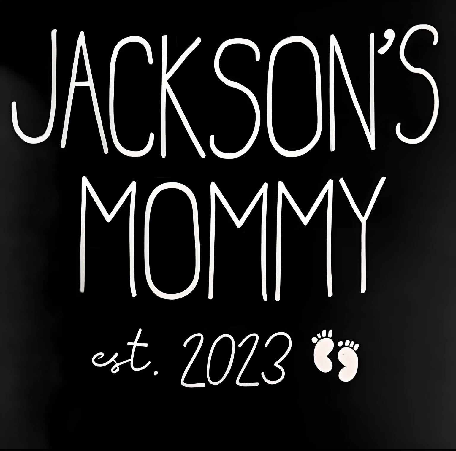 a black and white photo of a baby's name and a chalkboard, instagram photo, white font on black canvas, pregnant, snapchat photo, inspired by A. B. Jackson, pregnancy, instagram picture, 3 pm, instagram post, jacqueline e, style of mary jackson, family photo, 1 5 0 4, 💋 💄 👠 👗, iphone photo, precious moments
