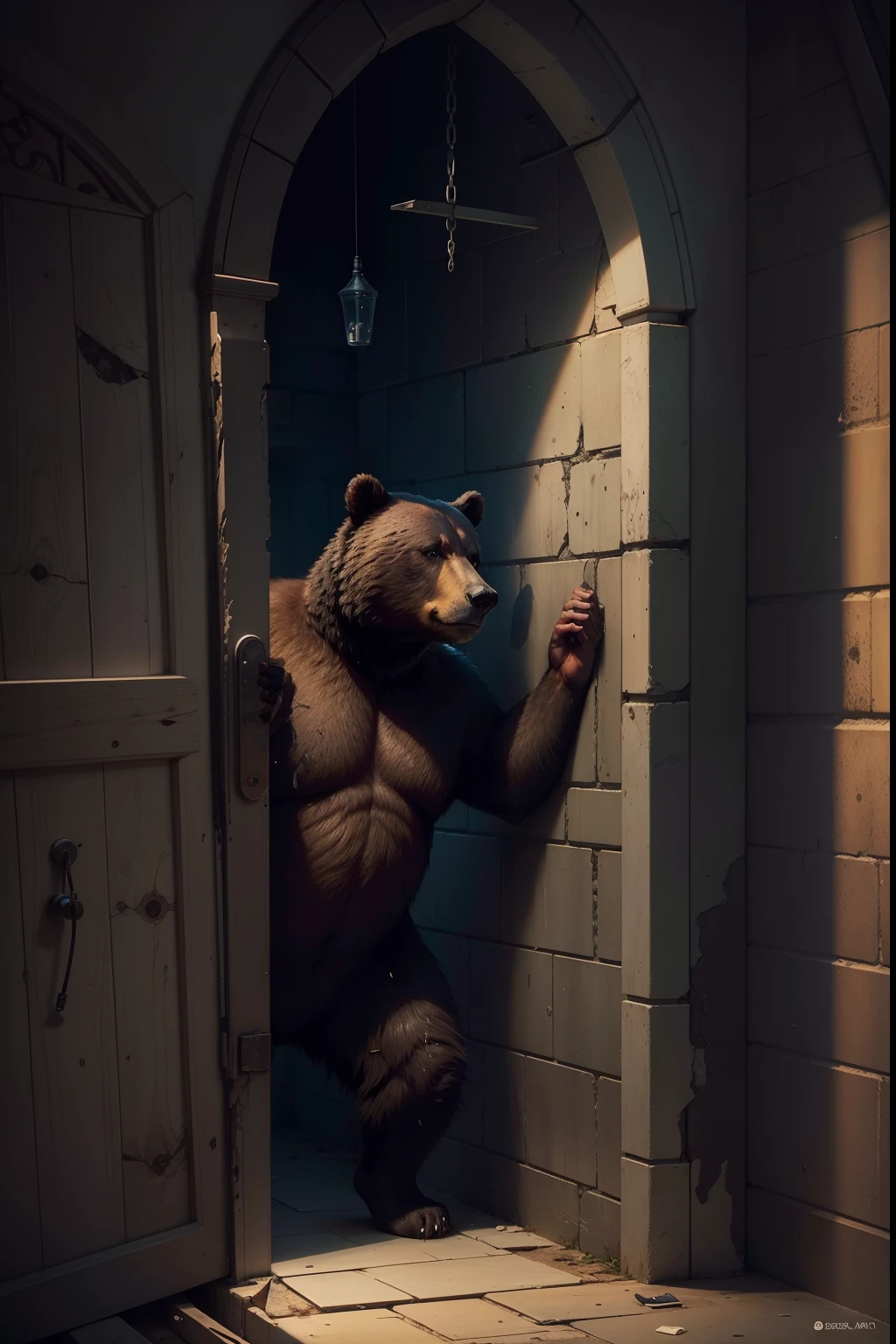 sad eyes, sad face, sad mouth, bear sad, injured, tortured