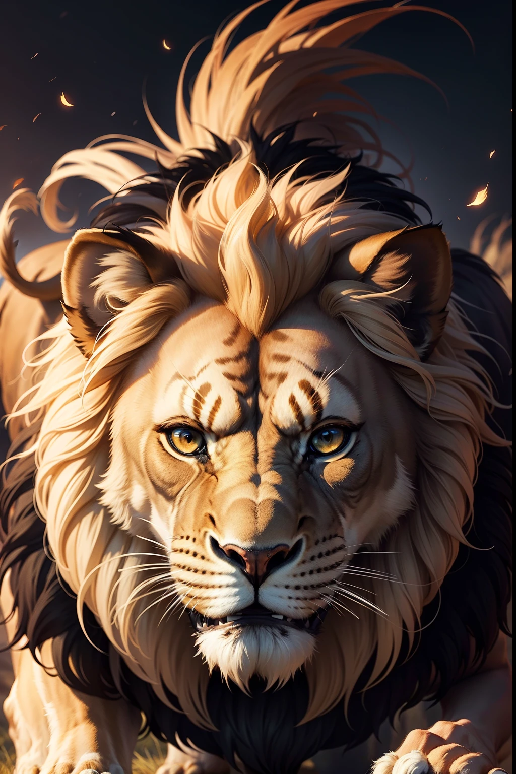 Epic Lion Avatar Best Quality Lion Head Fierce Lion