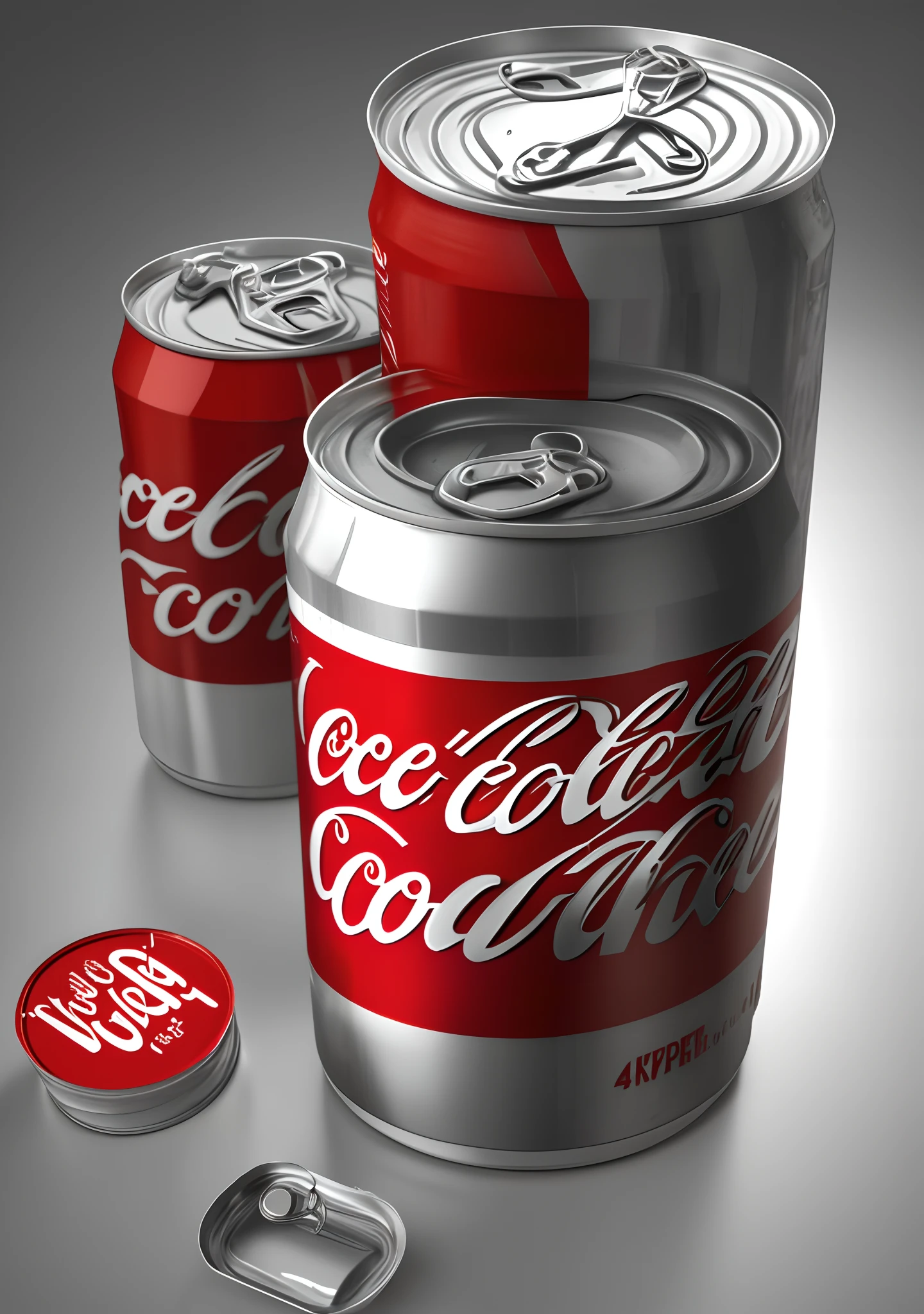 Create ultrarealistic 8k product design and rendering coke can splitting coke in to bottle to attract clients