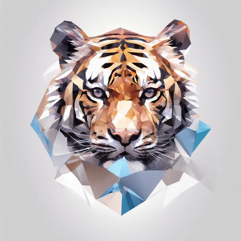 Perfect alignment, Cute little tiger wearing a jacket,crystal vases,Rose flower, Wearing sunglasses, cheerfulness, Standing position, Abstract beauty, Centered, Looking at the camera, Facing the camera, nearing perfection, Dynamic, Highly detailed, smooth, Sharp focus, 8K, high definition resolution, illustration, Art by Carne Griffiths and Wadim Kashin, White background