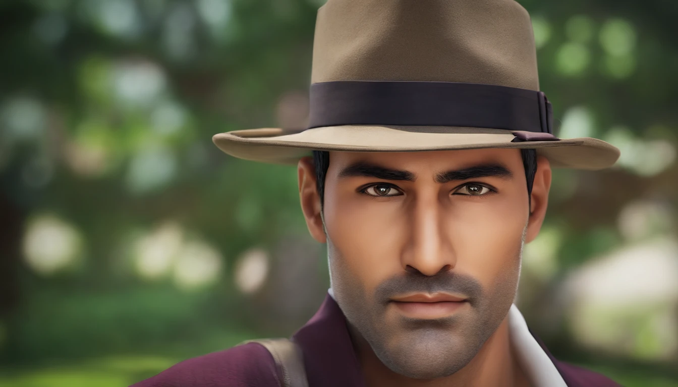 Face of 40-year-old man , without beard, rostro muy masculino mayor, estilo anime