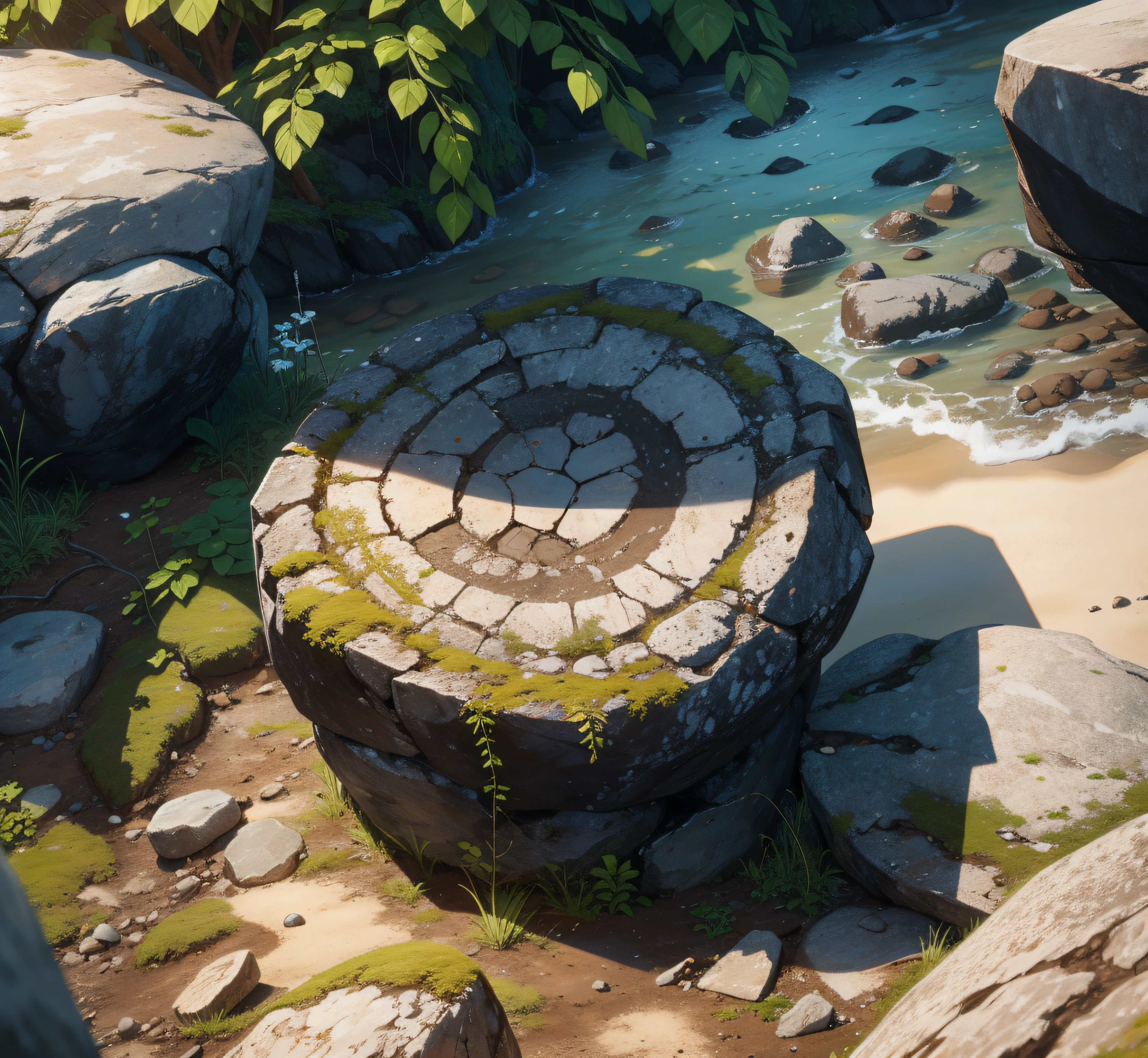 ancient codes on rocks