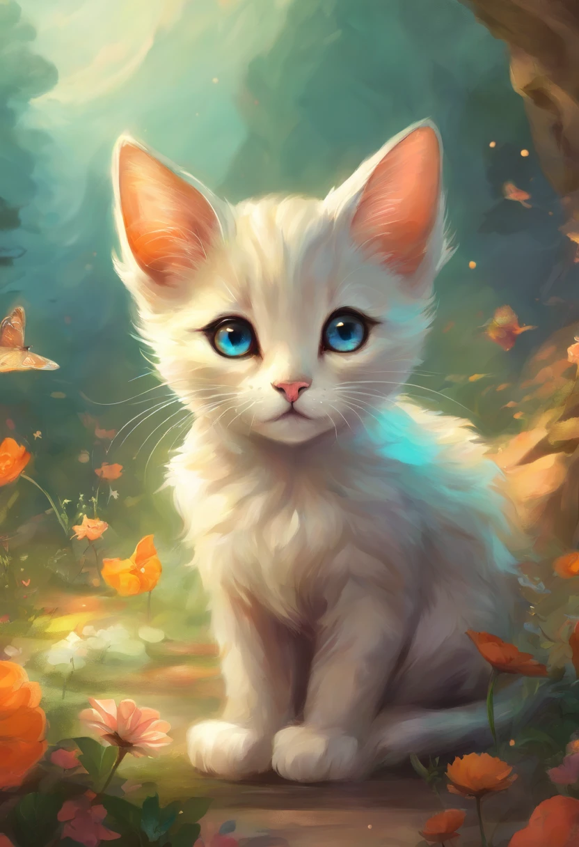 a cute little cat