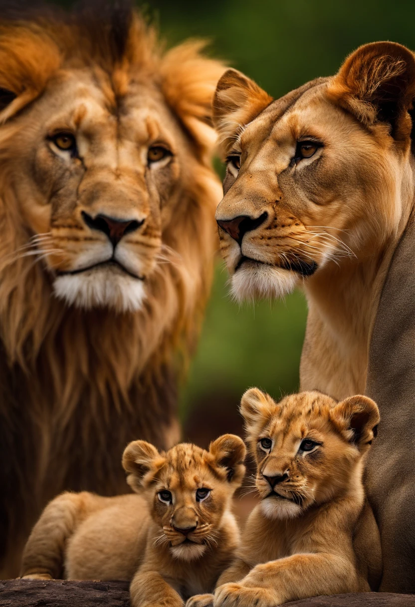 the lion king,Lioness and cubs