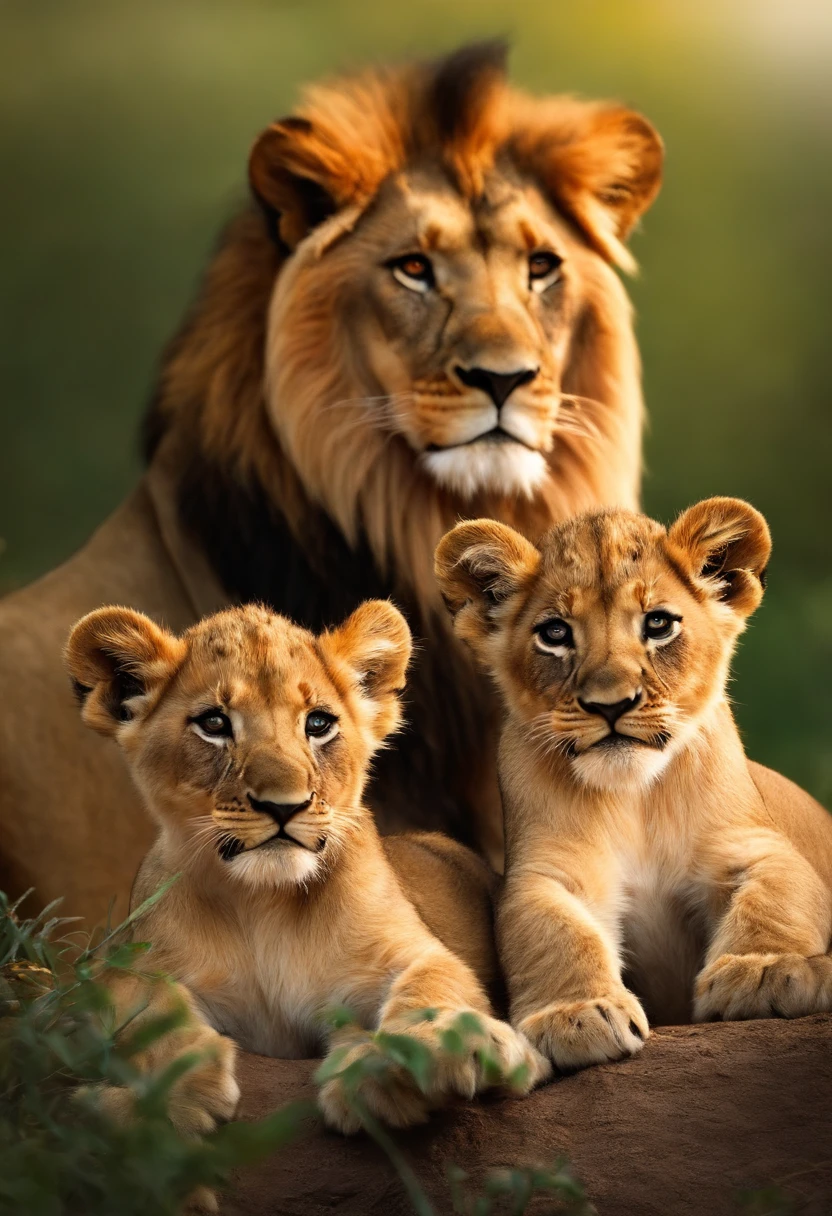 the lion king,Lioness and cubs