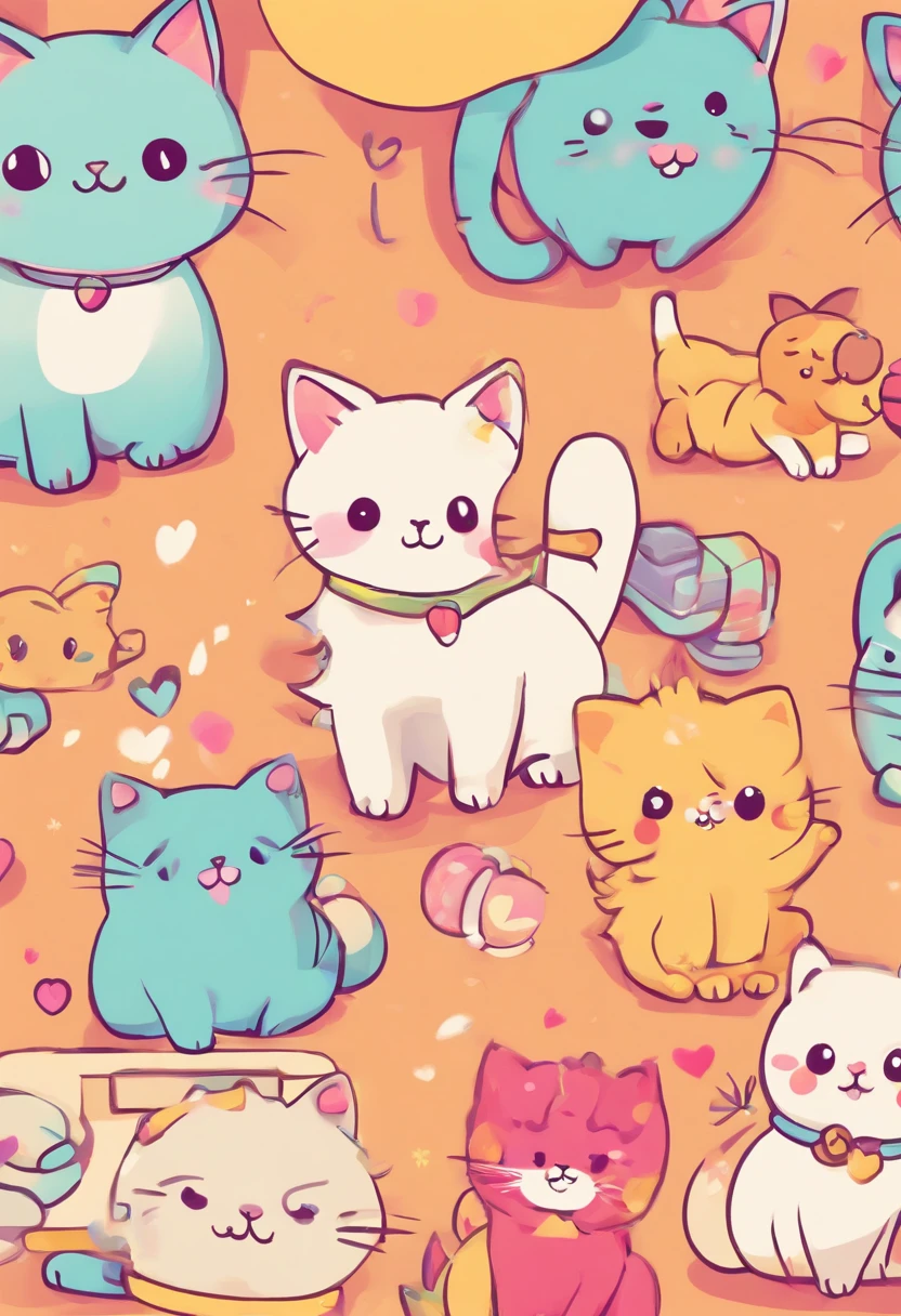 a cute little cat