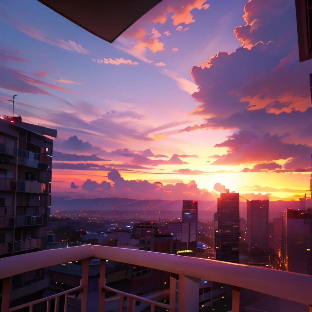 Sunset cloud night 8k