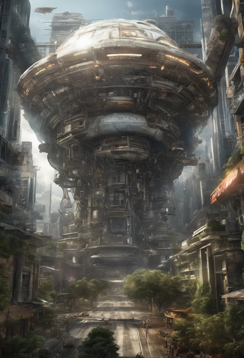 scientific and technological and futuristic technocratic world