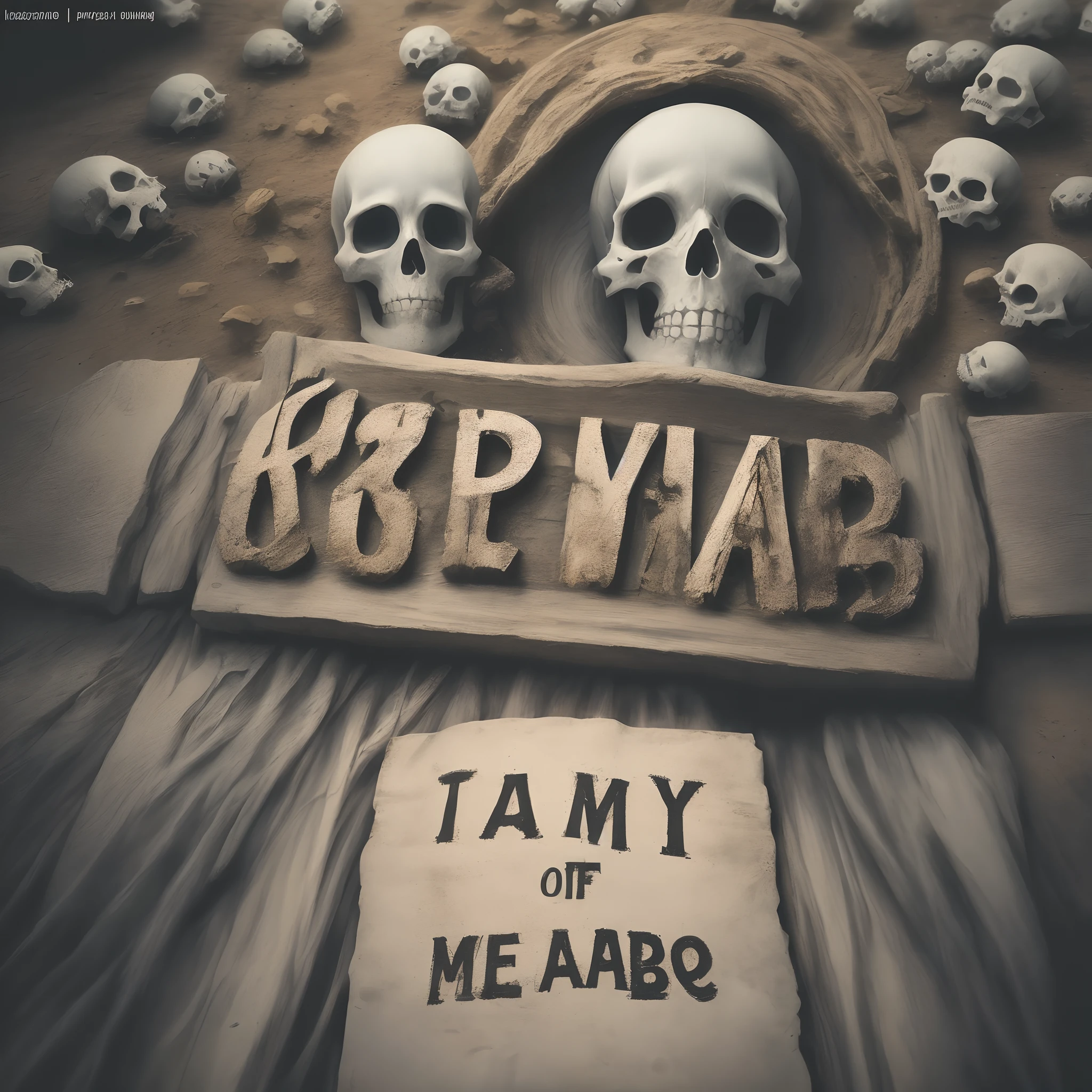 Video cover for Youtube size 16:9 with the title Adoration of the Dead in very visible and prominent letters