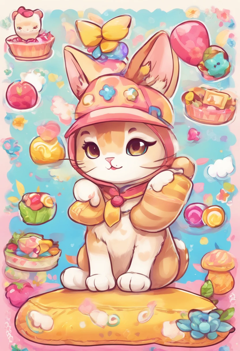 a cute little cat