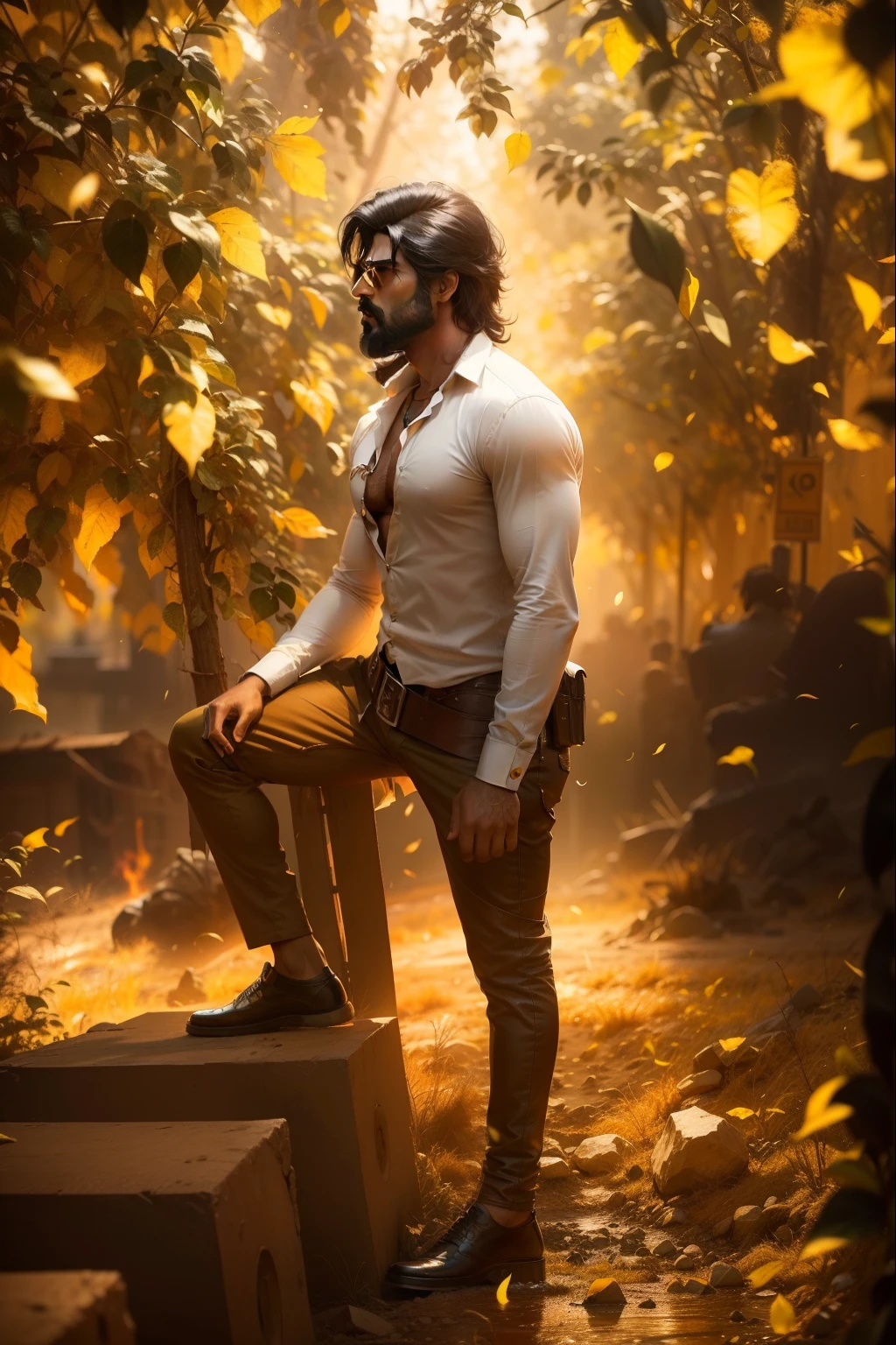 KGF themes background, Hero wali look,