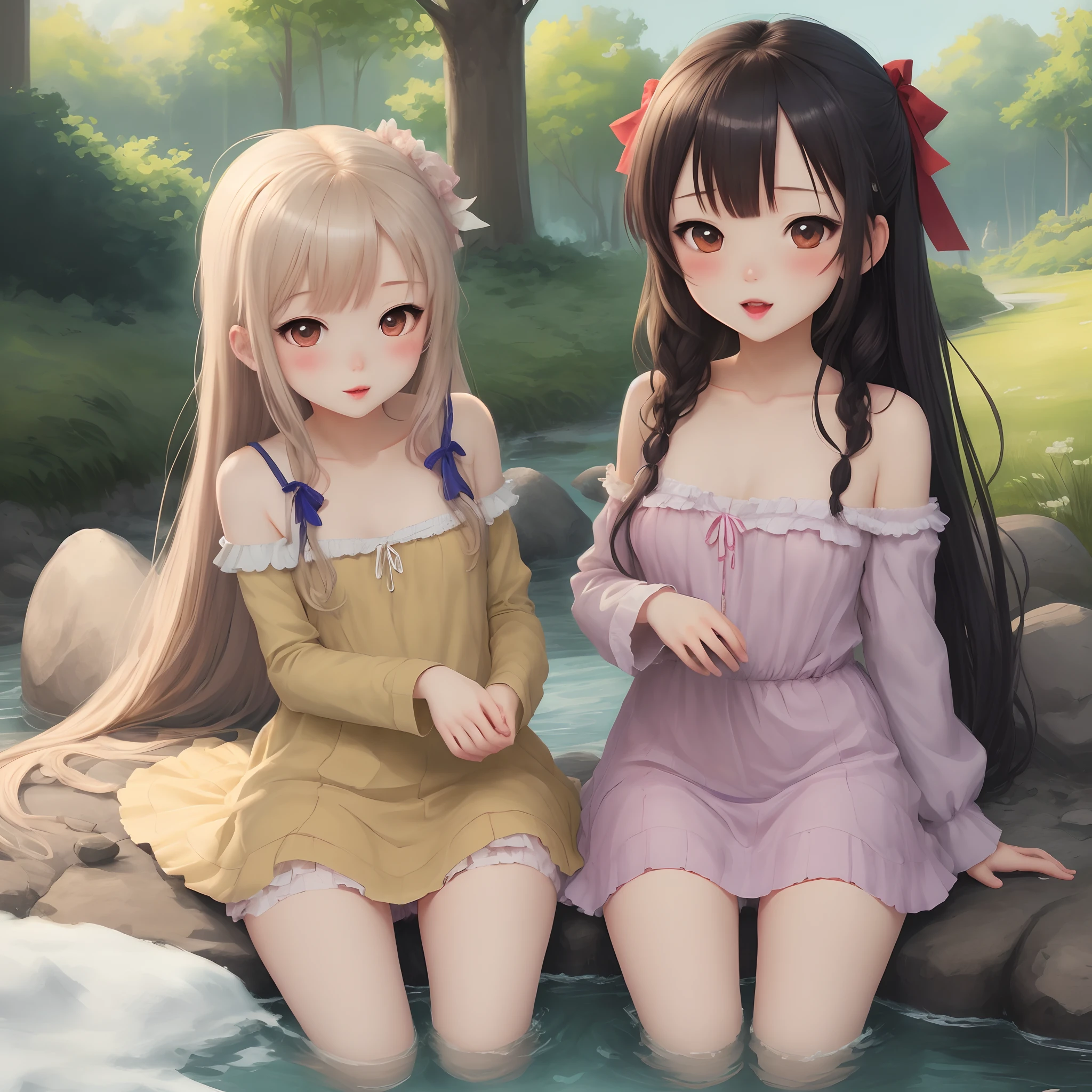 Neat and clean loli erotic illustration