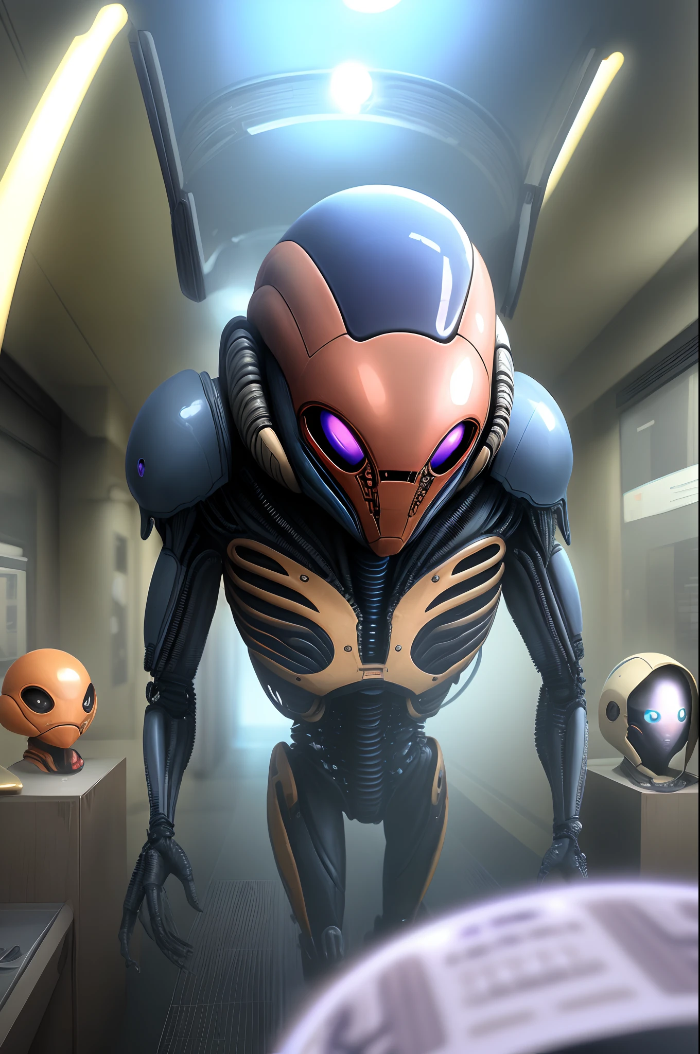 Alien brothers: contact with them through AI