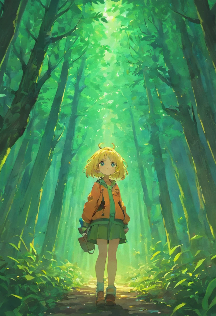 Plain and Black, Bright eye,  expressions of delight, SNES Painting、the woods、no human figures、landscapes、mystical、owl、Lost Forest