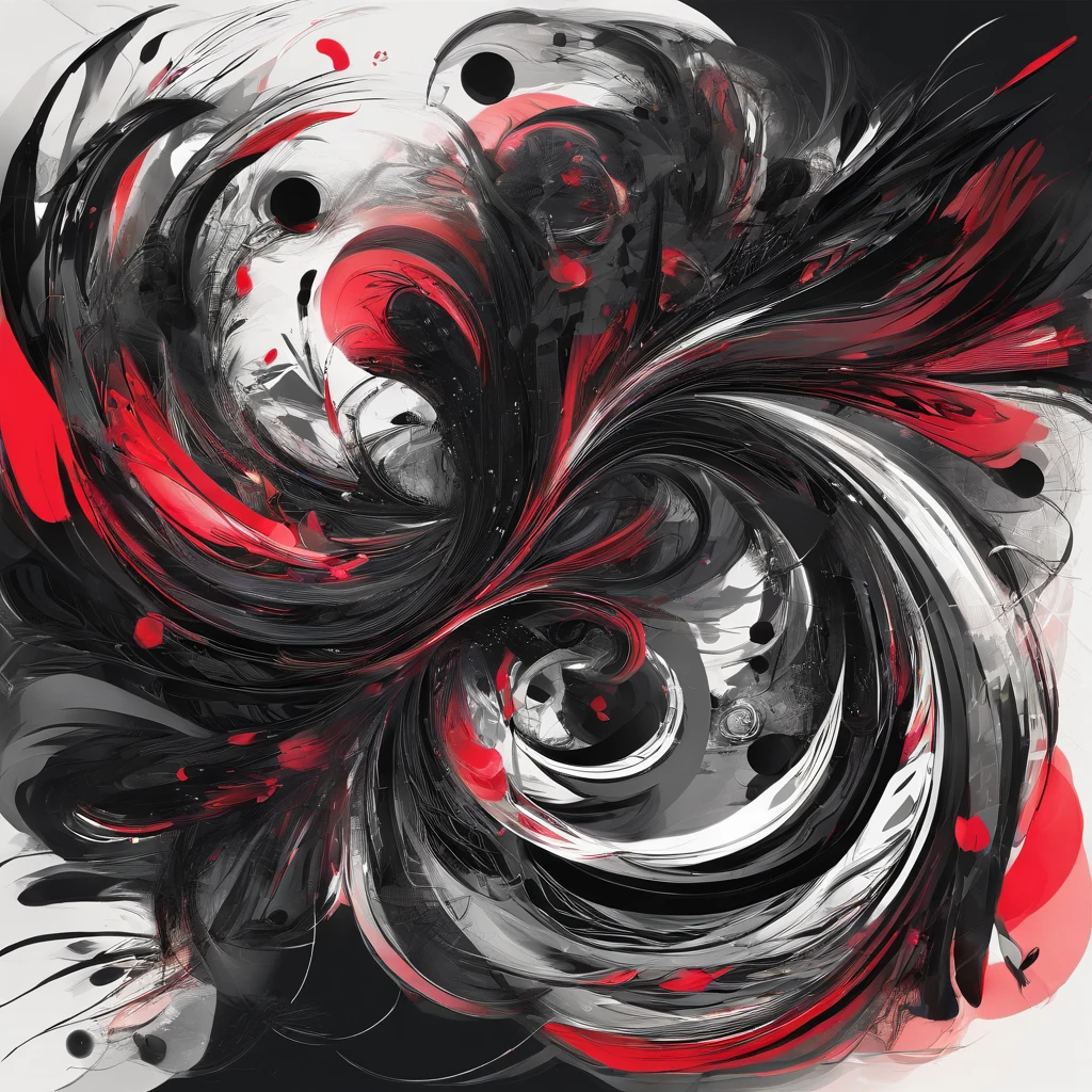 top-quality, masterpiece, ultra-detailliert, the chaos, Black Haze, Inner power, Ultra-philosophical, Desaturated, dark color, Shades of black, The Darkness