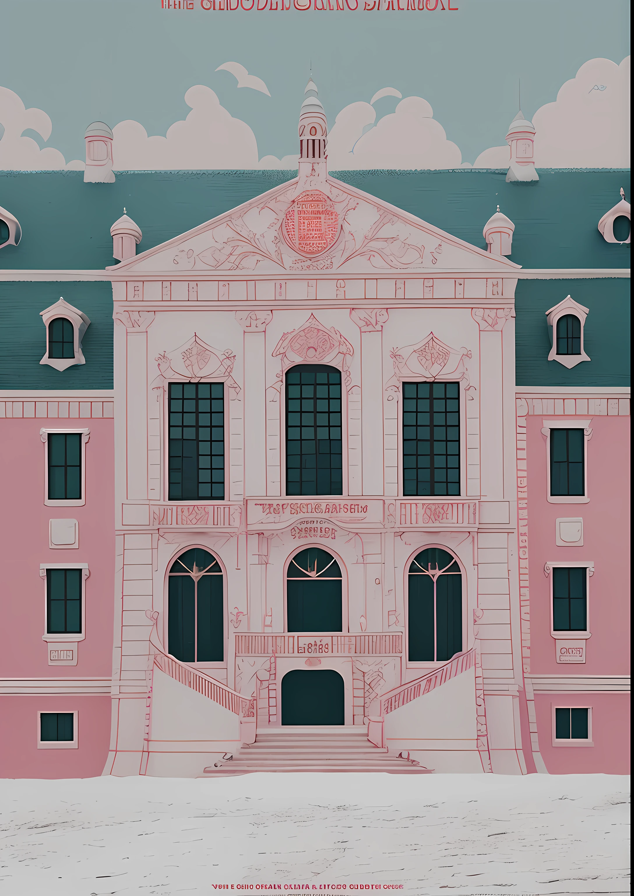 the grand budapest hotel poster, from the grand budapest hotel, grand budapest hotel, the grand budapest hotel, by Wes Anderson, wes anderson movie, wes anderson film, wes anderson style, in the style wes anderson, inspired by Wes Anderson, style of wes anderson, moody : : wes anderson, wes anderson), budapest, wes anderson color palette, wes anderson and gucci