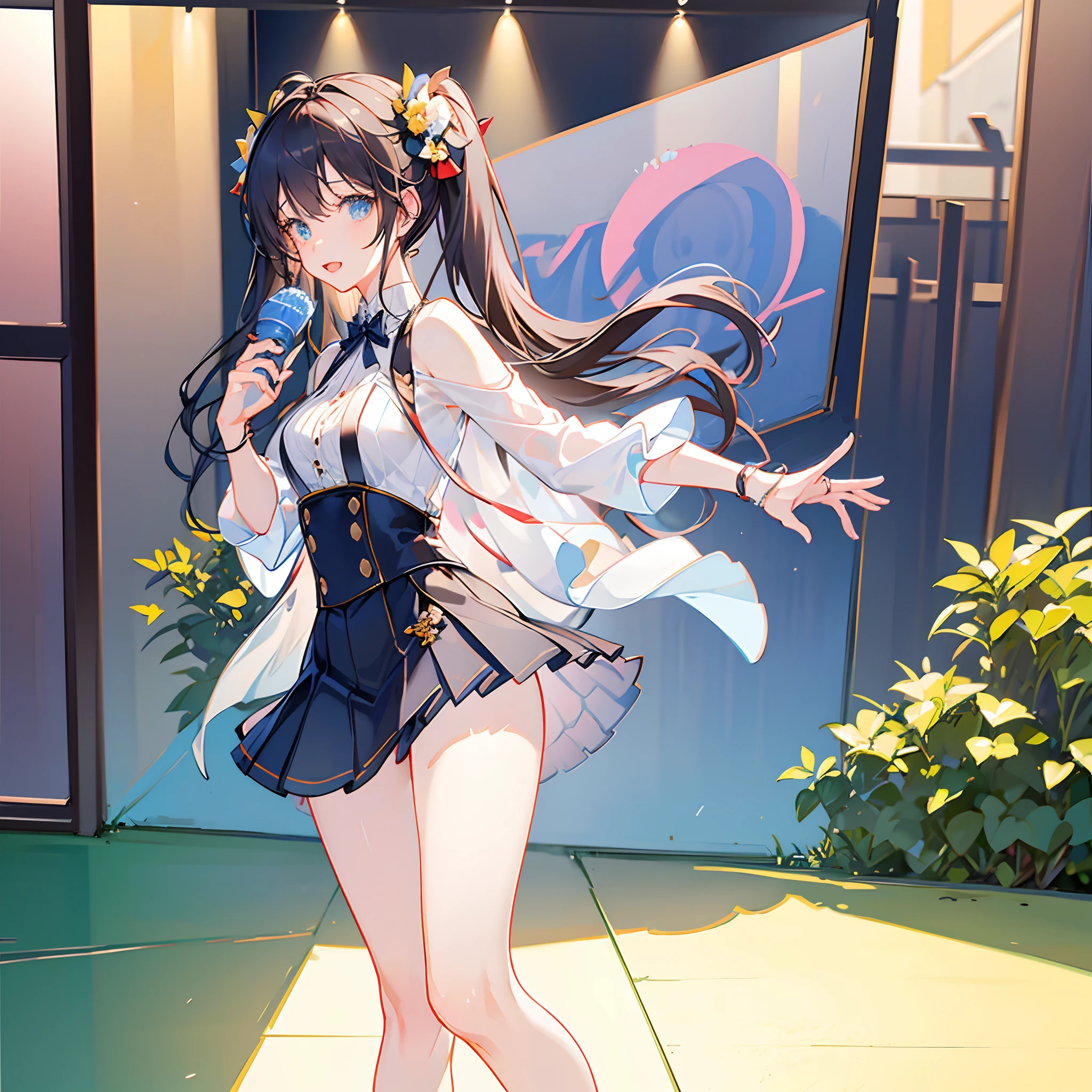 turn ass、Denim skirt、A sexy、Cute
